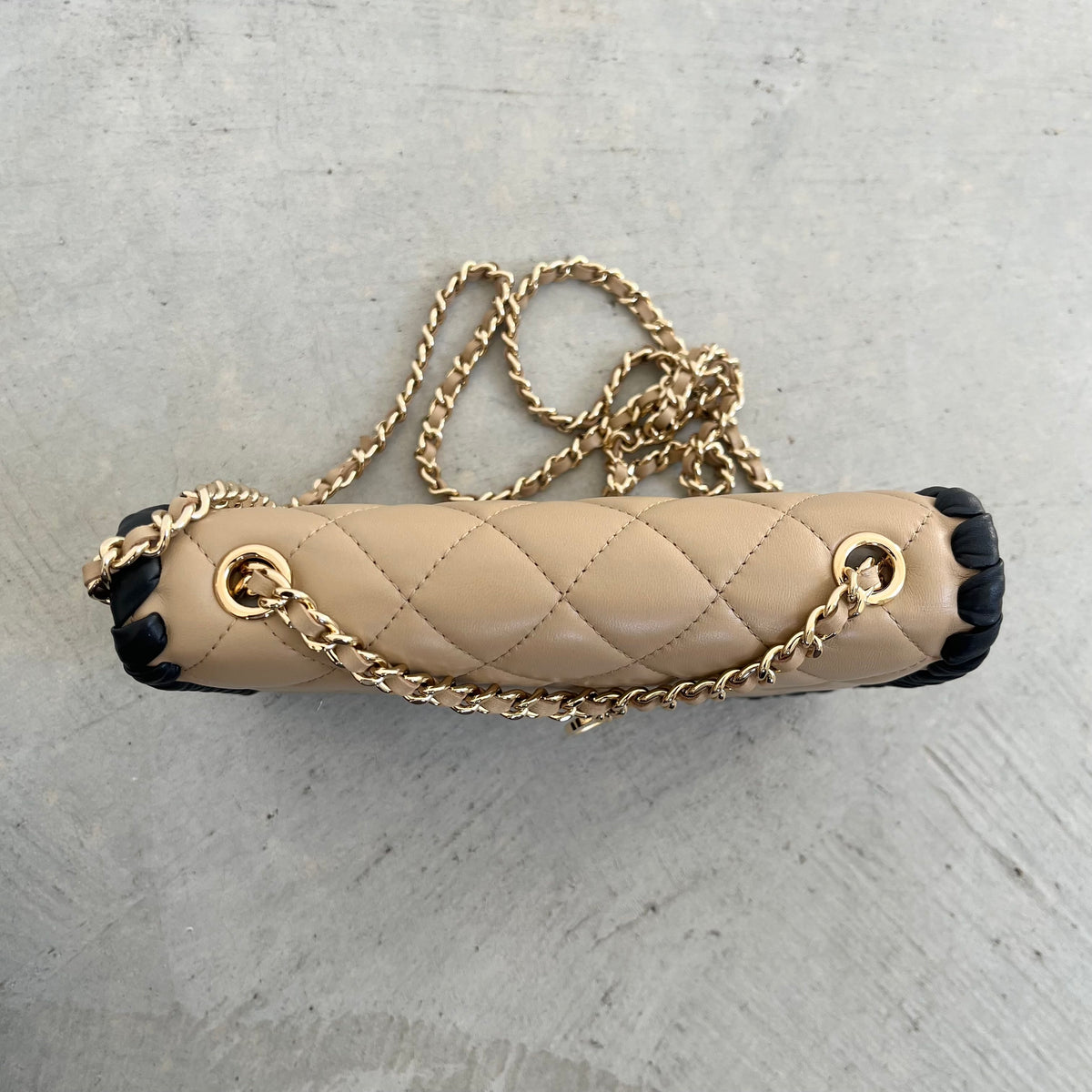 Quilted Lambskin Flap Bag