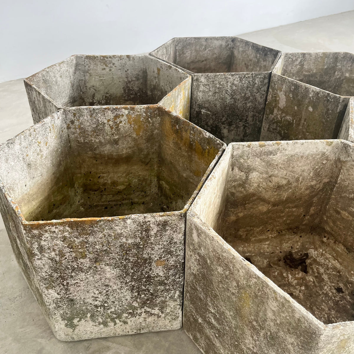 Hexagonal Fibercement Planters