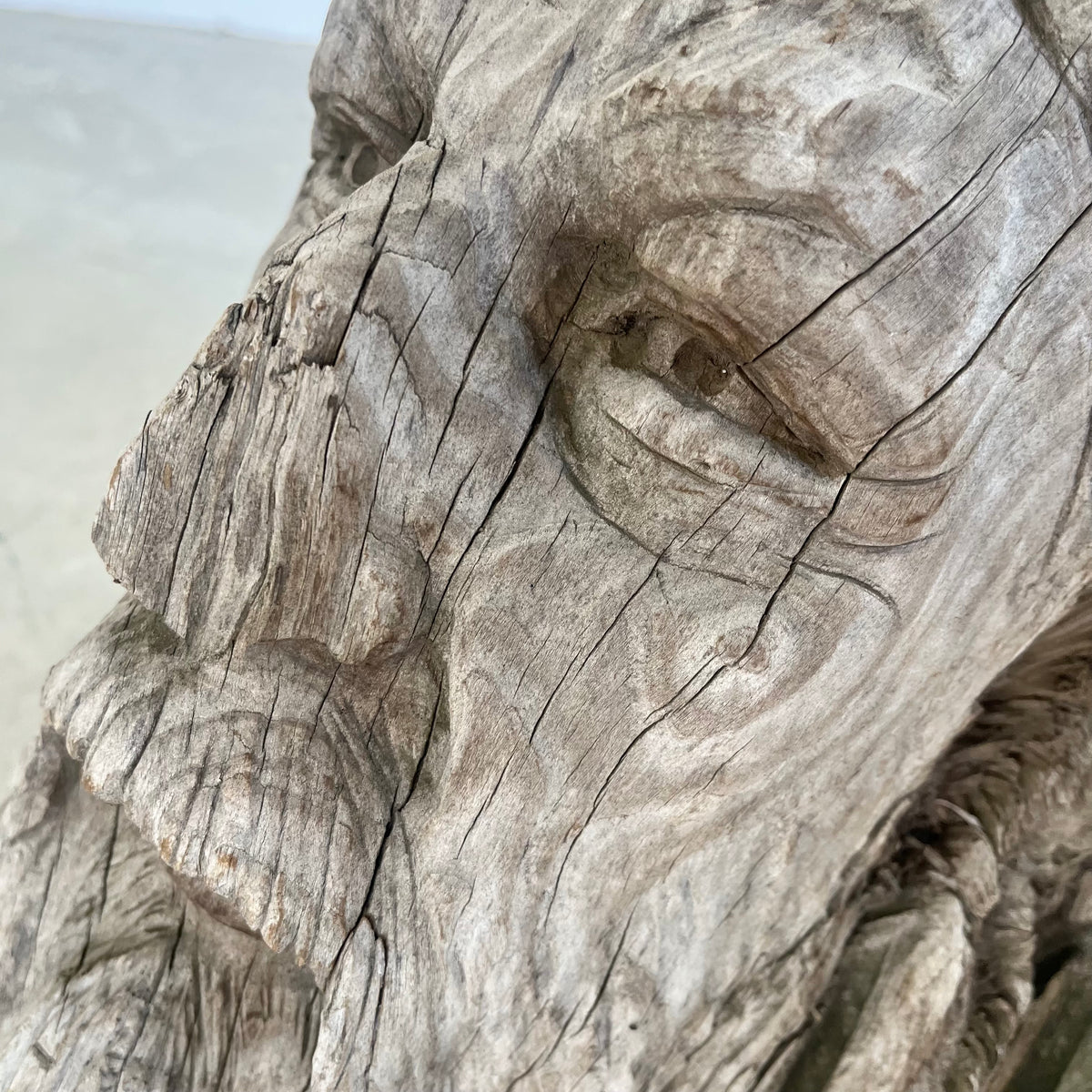 Hand Carved Wood Spirit Sculpture