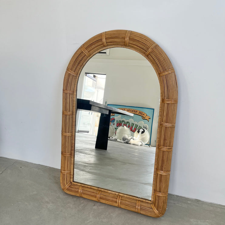Rattan Mirror
