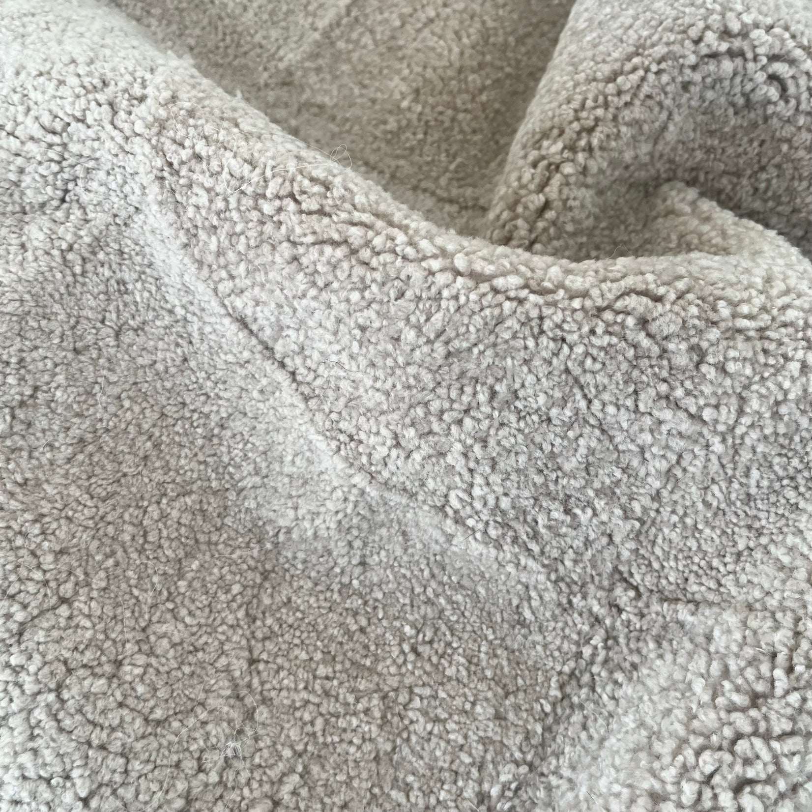 Tan Shearling Bean Bag by MERIT Los Angeles, 2026
