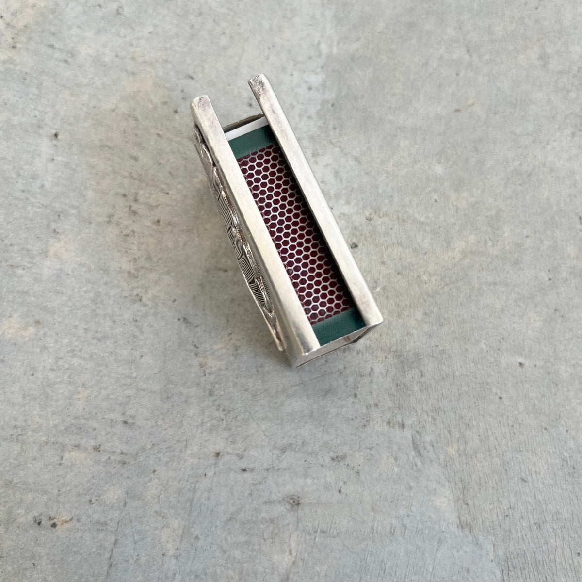 Pair of Feather Matchbox Covers