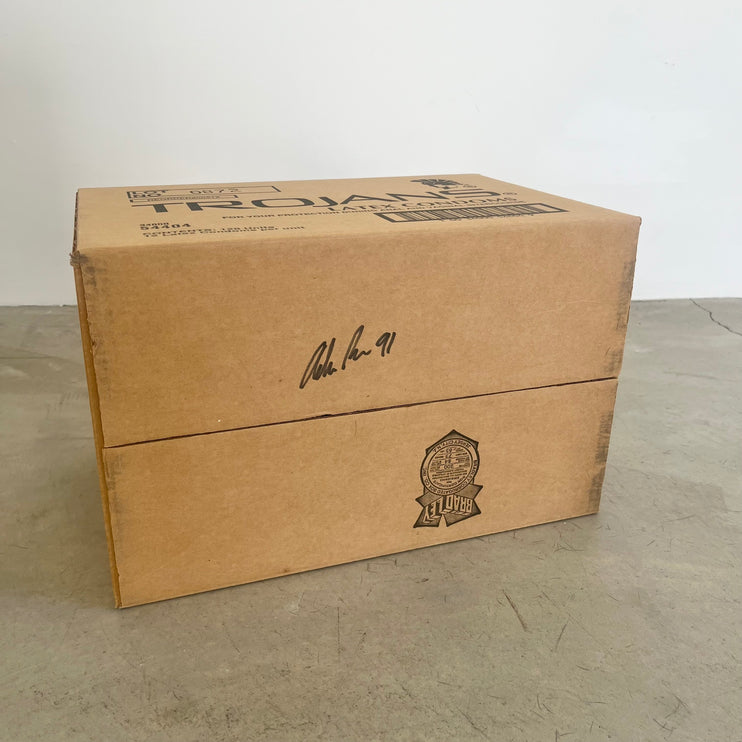 'Trojans Box' Condom Box Sculpture