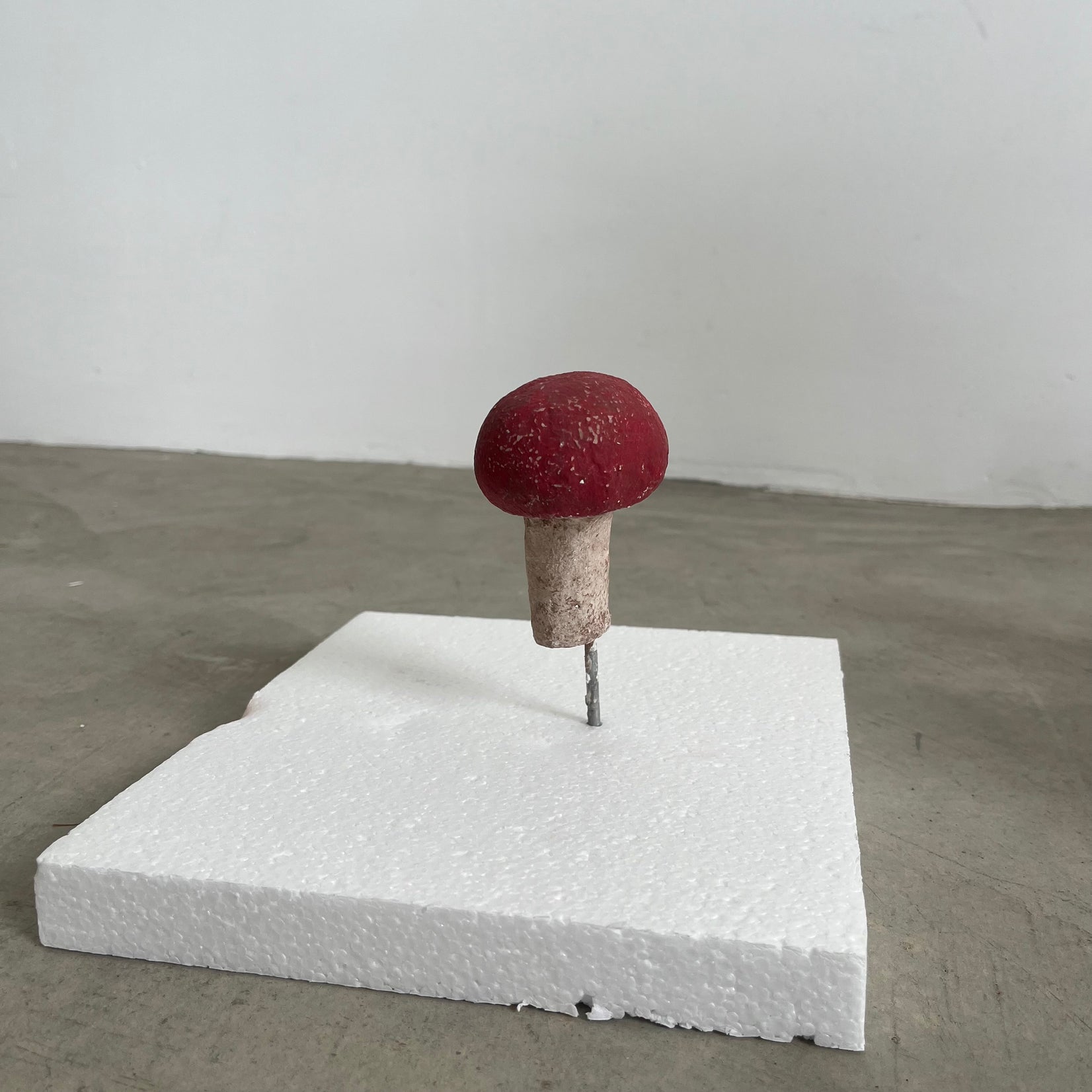 Set of 13 Concrete Mushrooms
