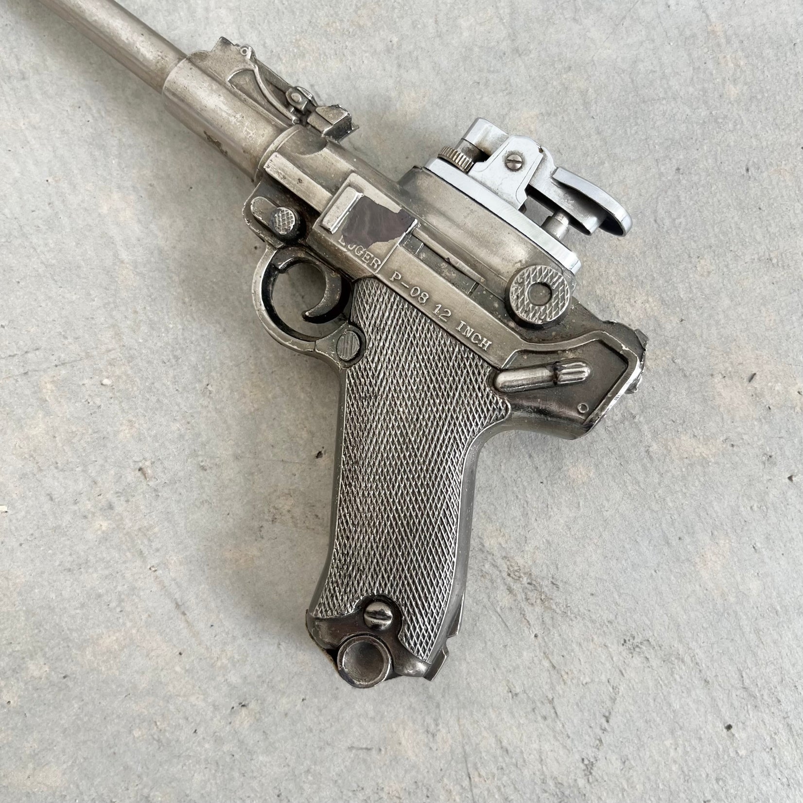 Luger Pistol Table Lighter