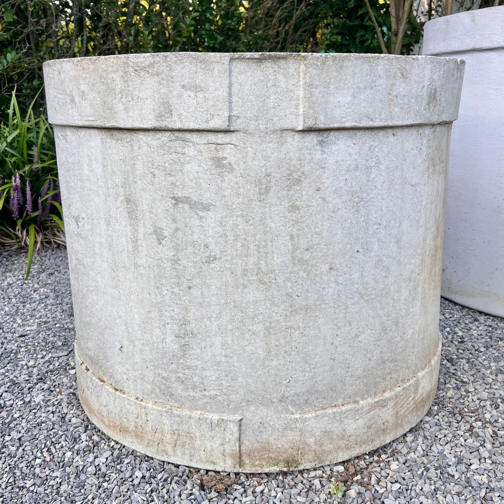 Giant Cylindrical Concrete Tree Planter, 1960s Switzerland