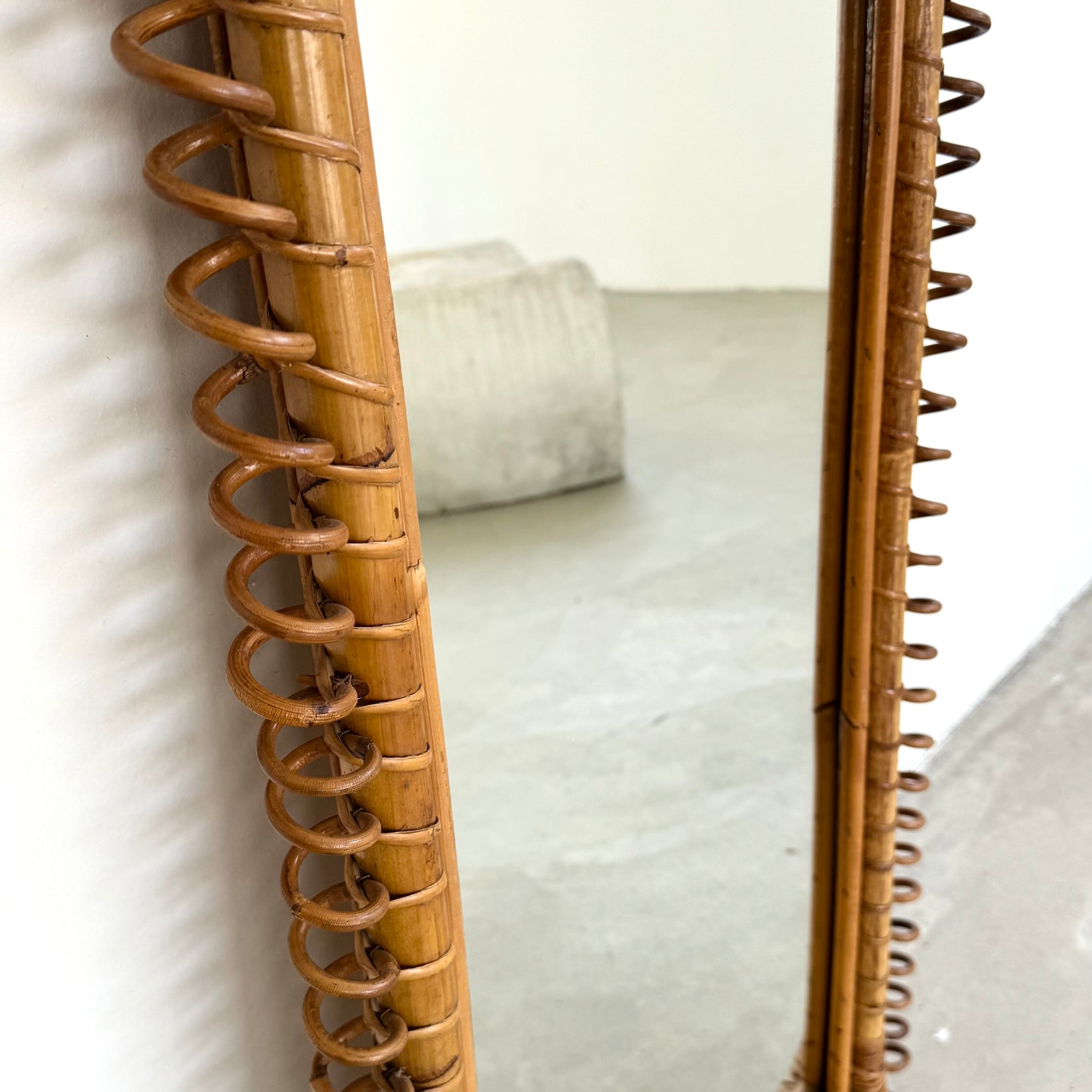 Rattan Mirror