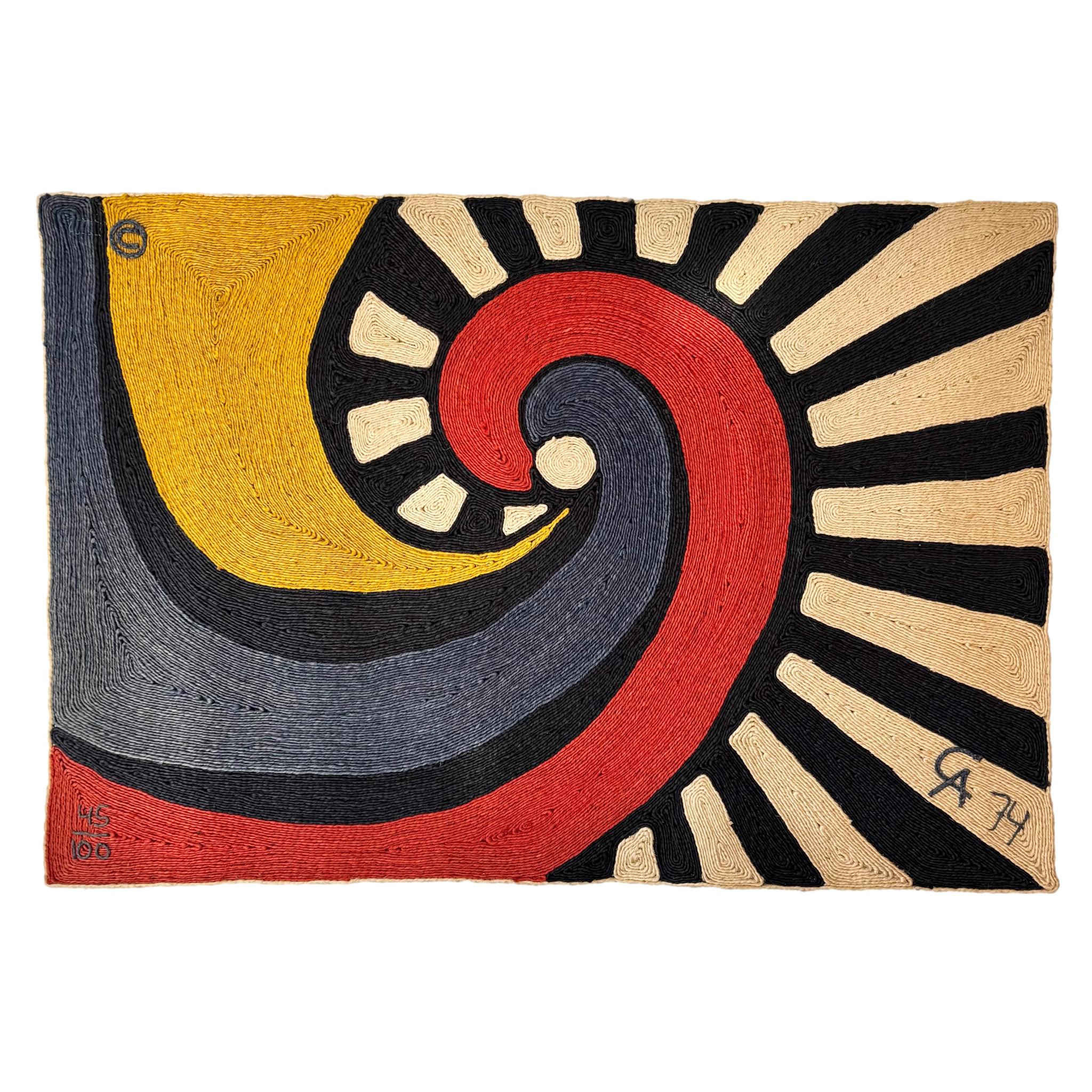 Jute 'Swirl' Tapestry