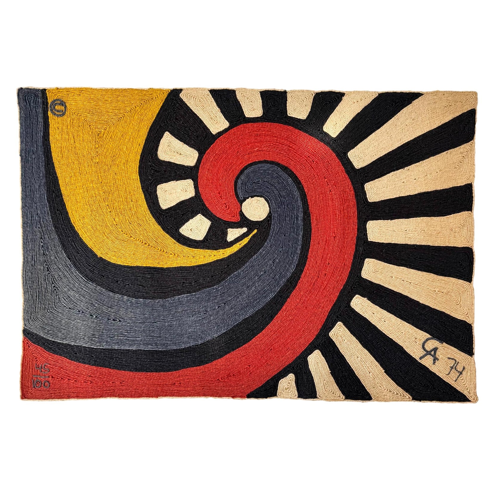 Jute 'Swirl' Tapestry