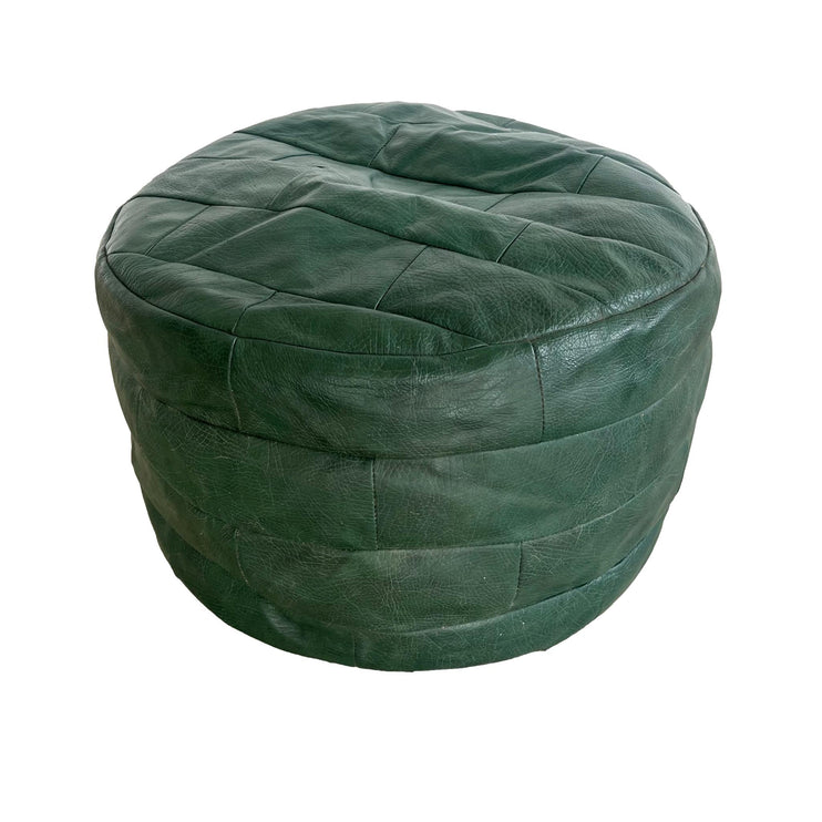 Green Patchwork Ottoman