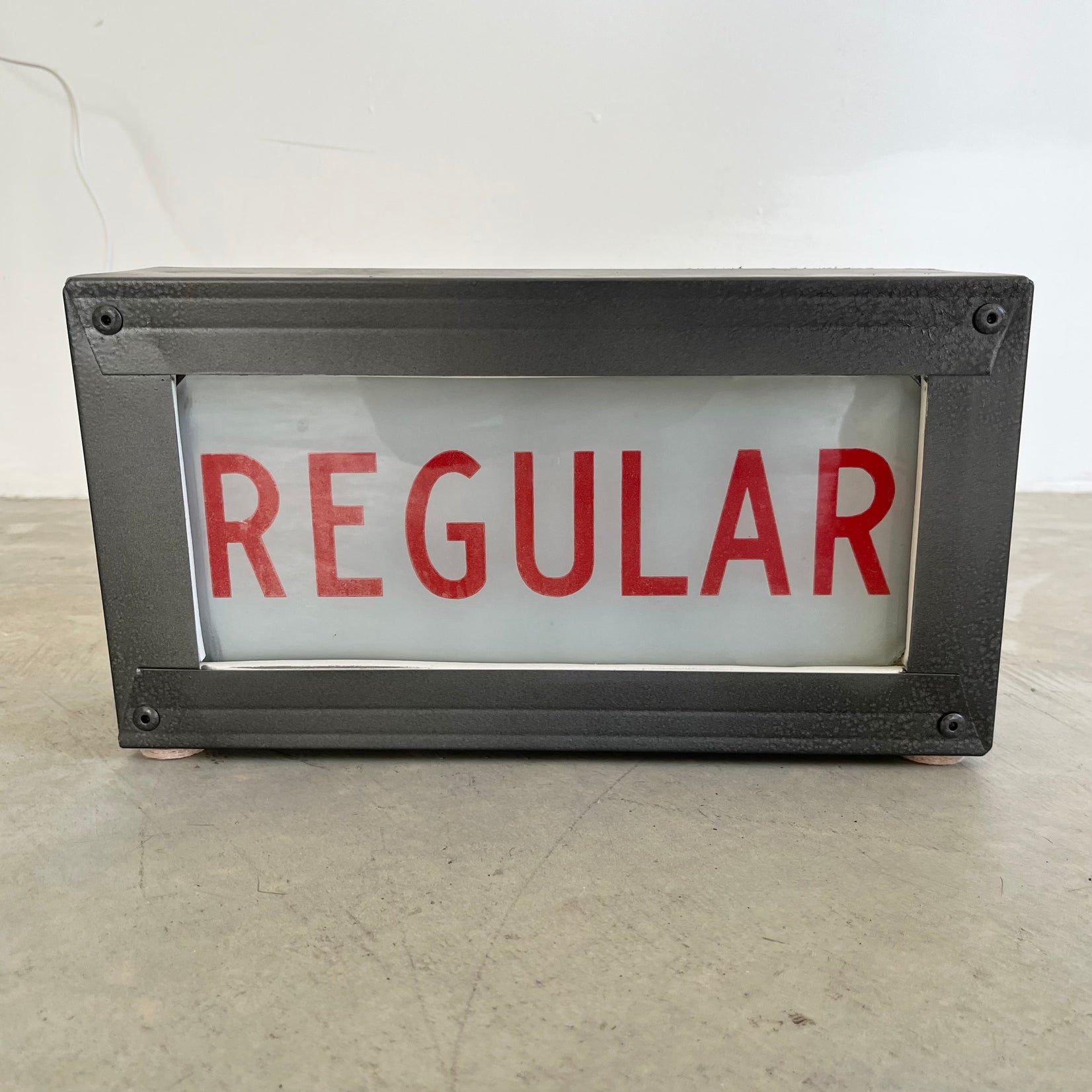 'Regular' Illuminated Sign