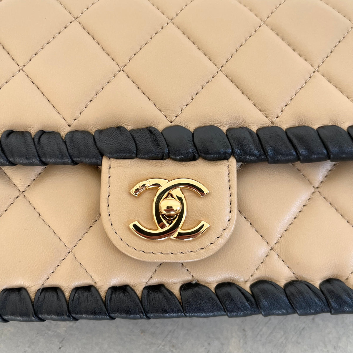 Quilted Lambskin Flap Bag