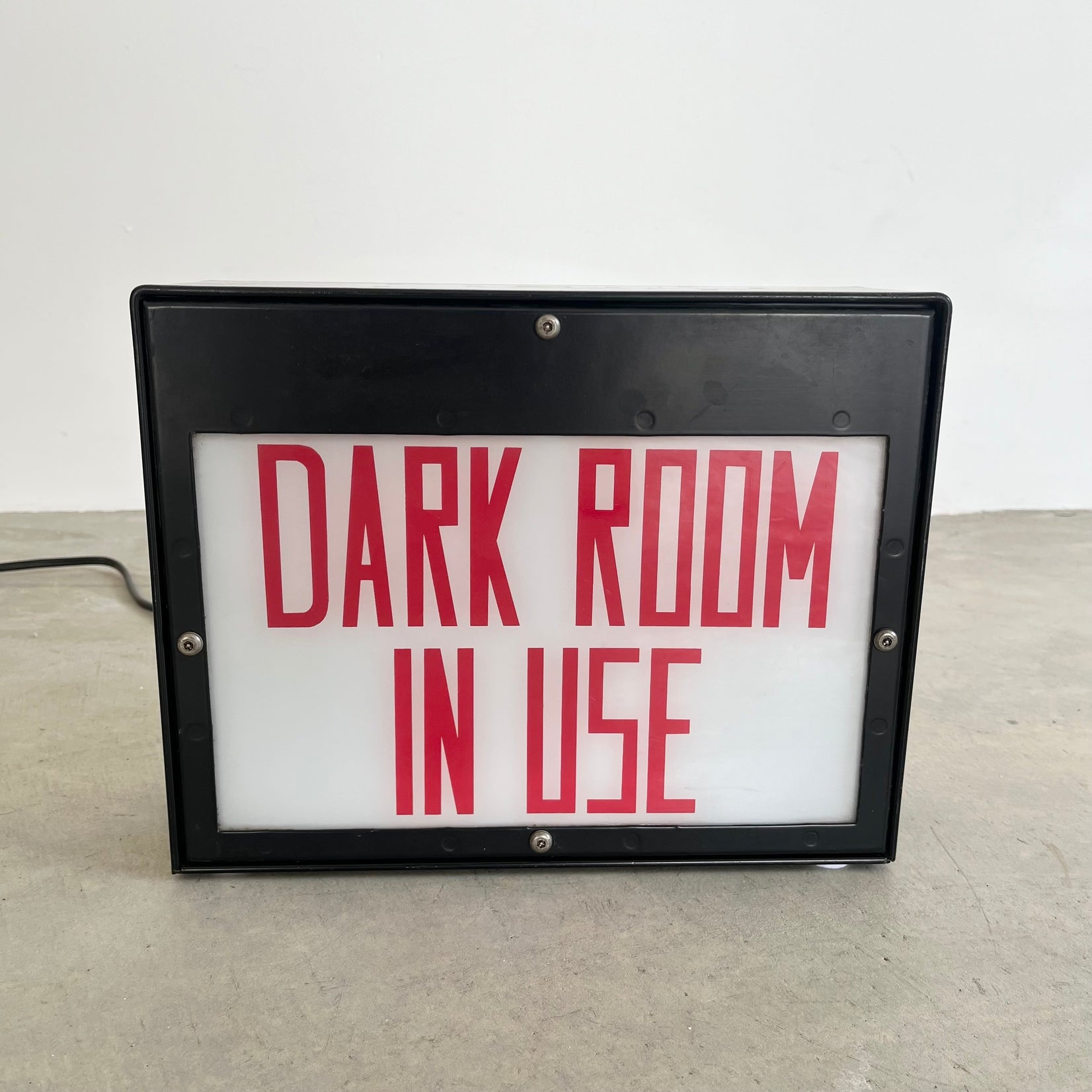 "Dark Room In Use" Illuminated Sign