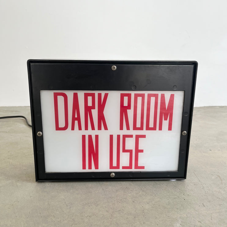 "Dark Room In Use" Illuminated Sign