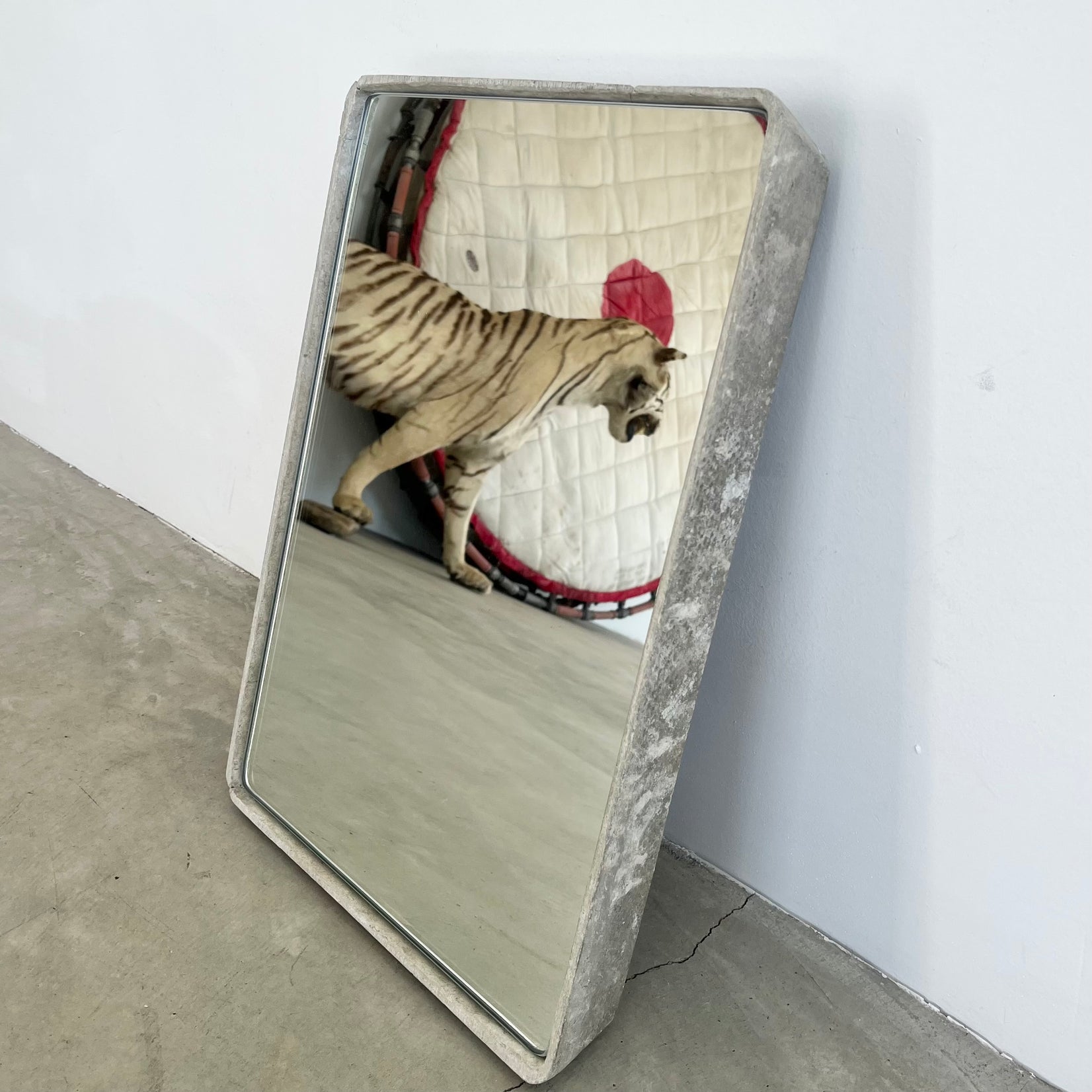 Rectangular Concrete Mirror