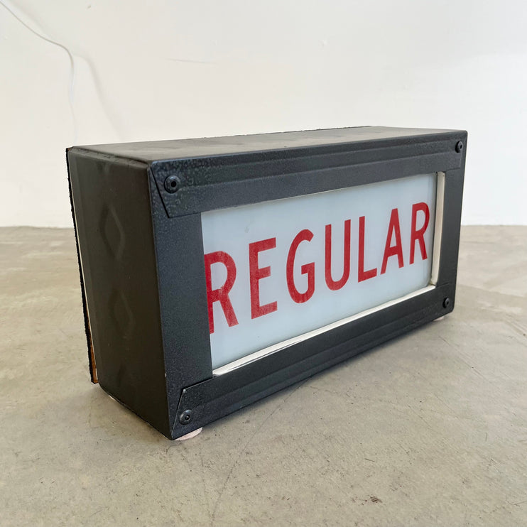 'Regular' Illuminated Sign