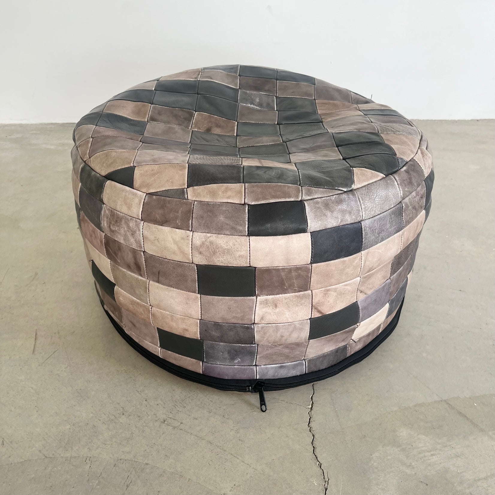Multicolor Patchwork Ottoman