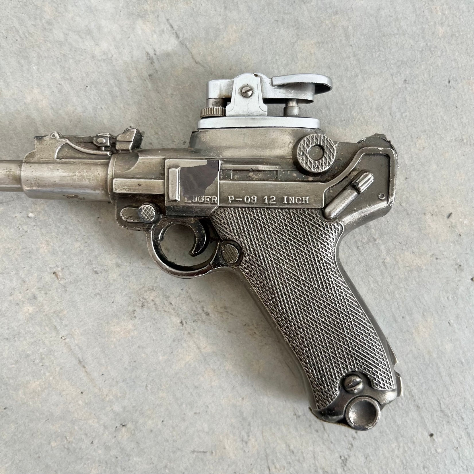 Luger Pistol Table Lighter