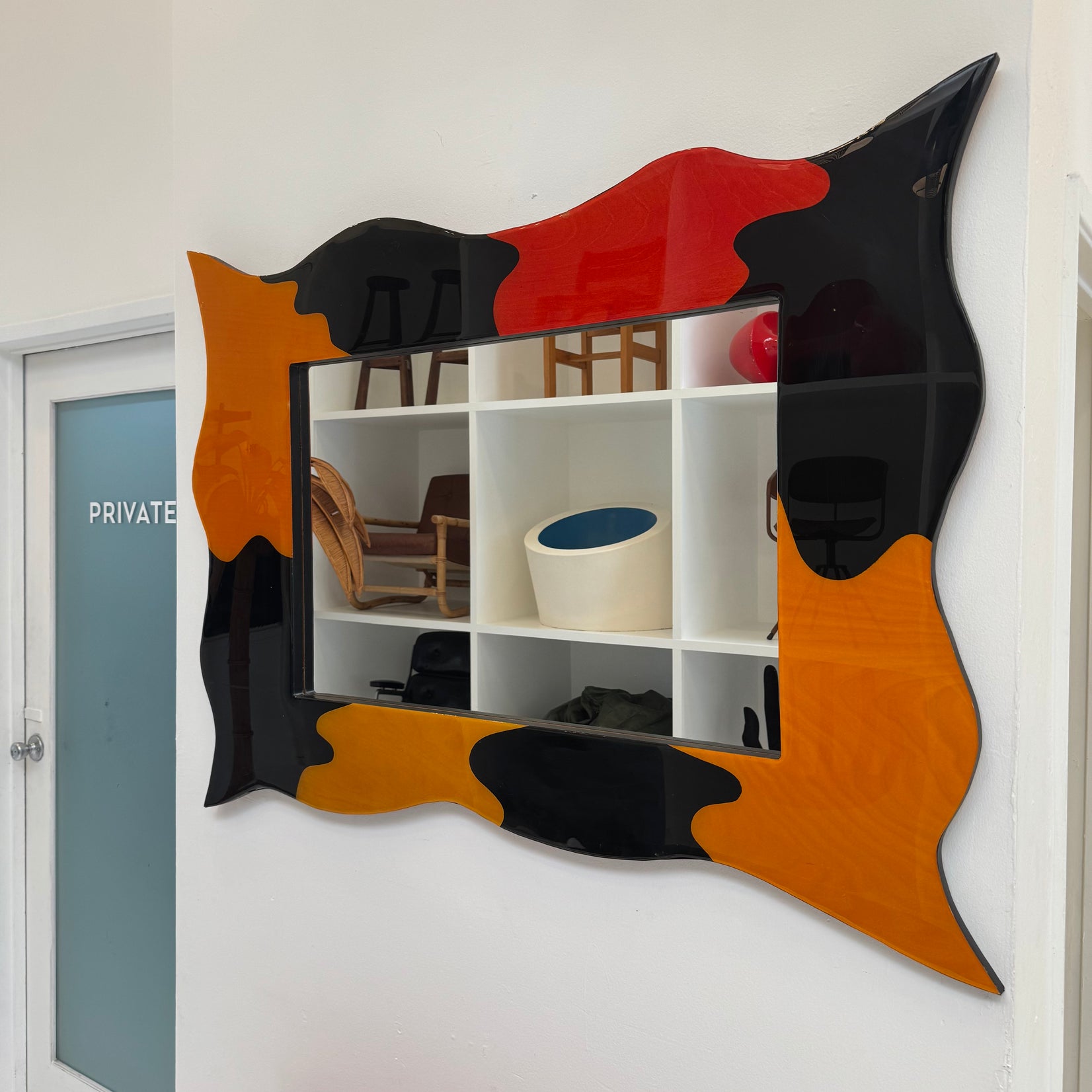 Memphis Style Postmodern Mirror