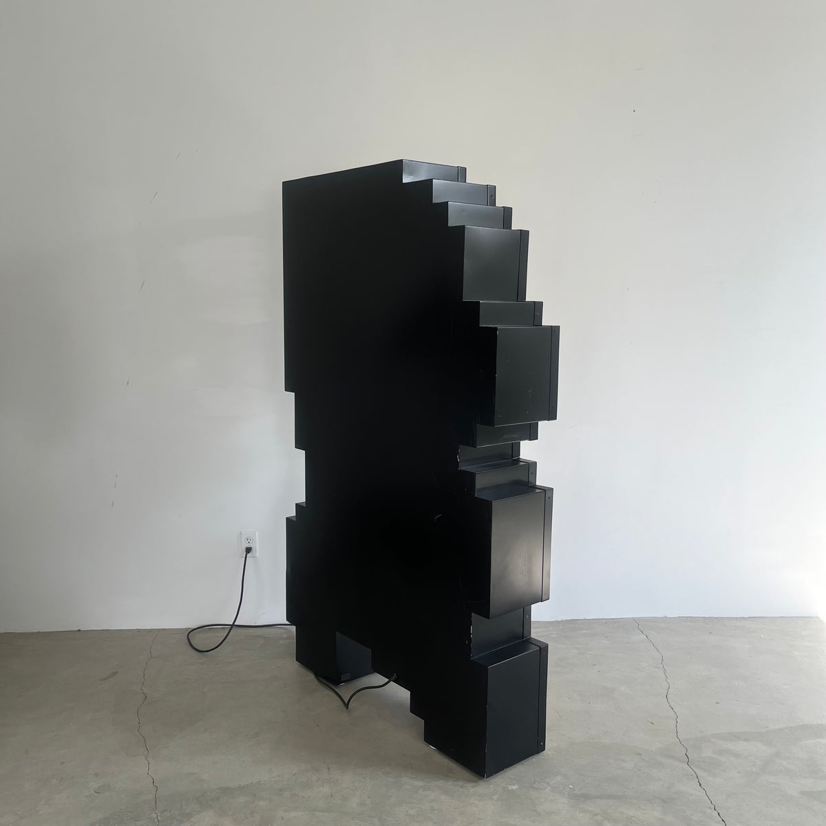 Monumental Illuminated Mario Sculpture