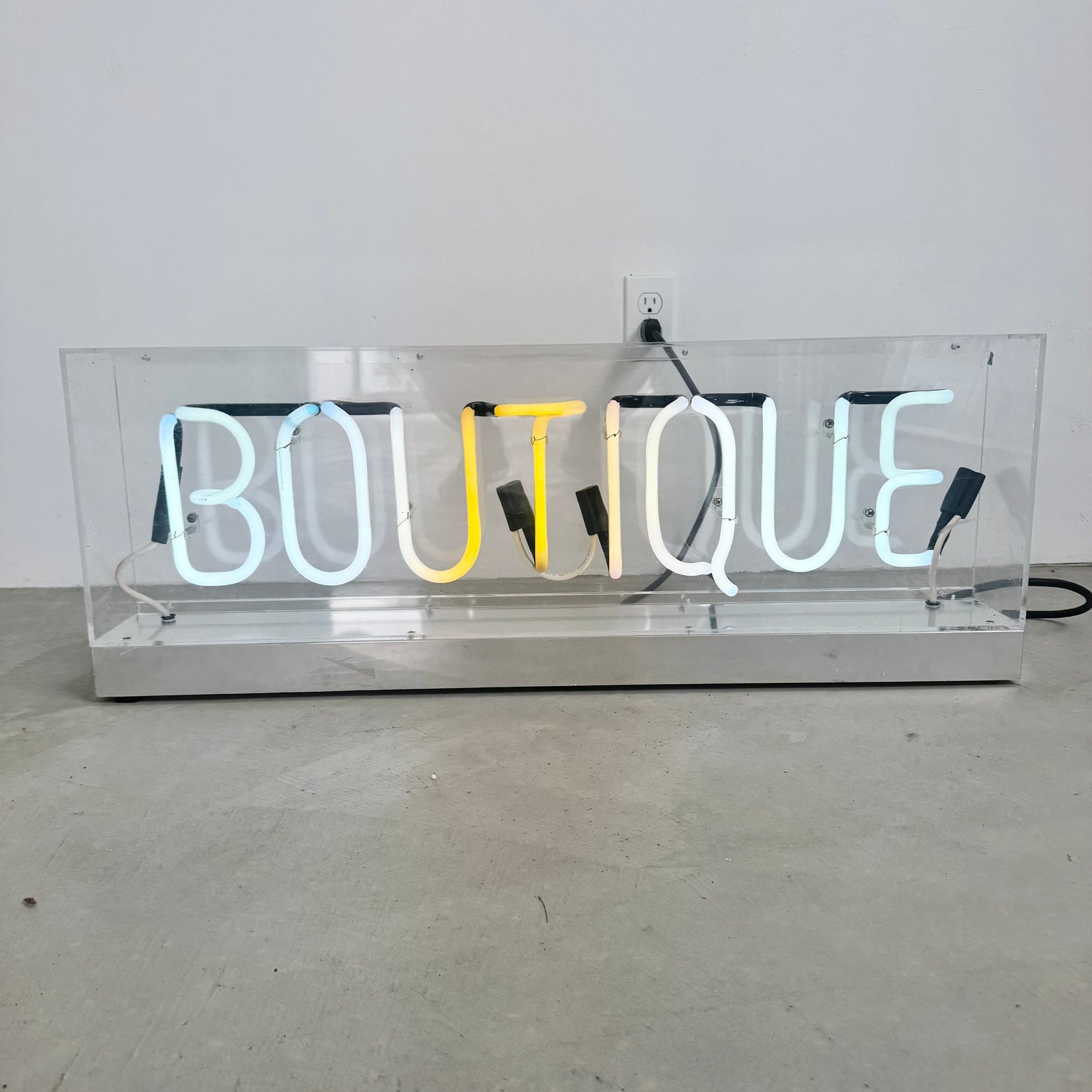 Neon Boutique Sign
