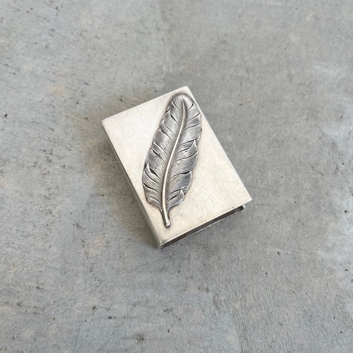 Pair of Feather Matchbox Covers