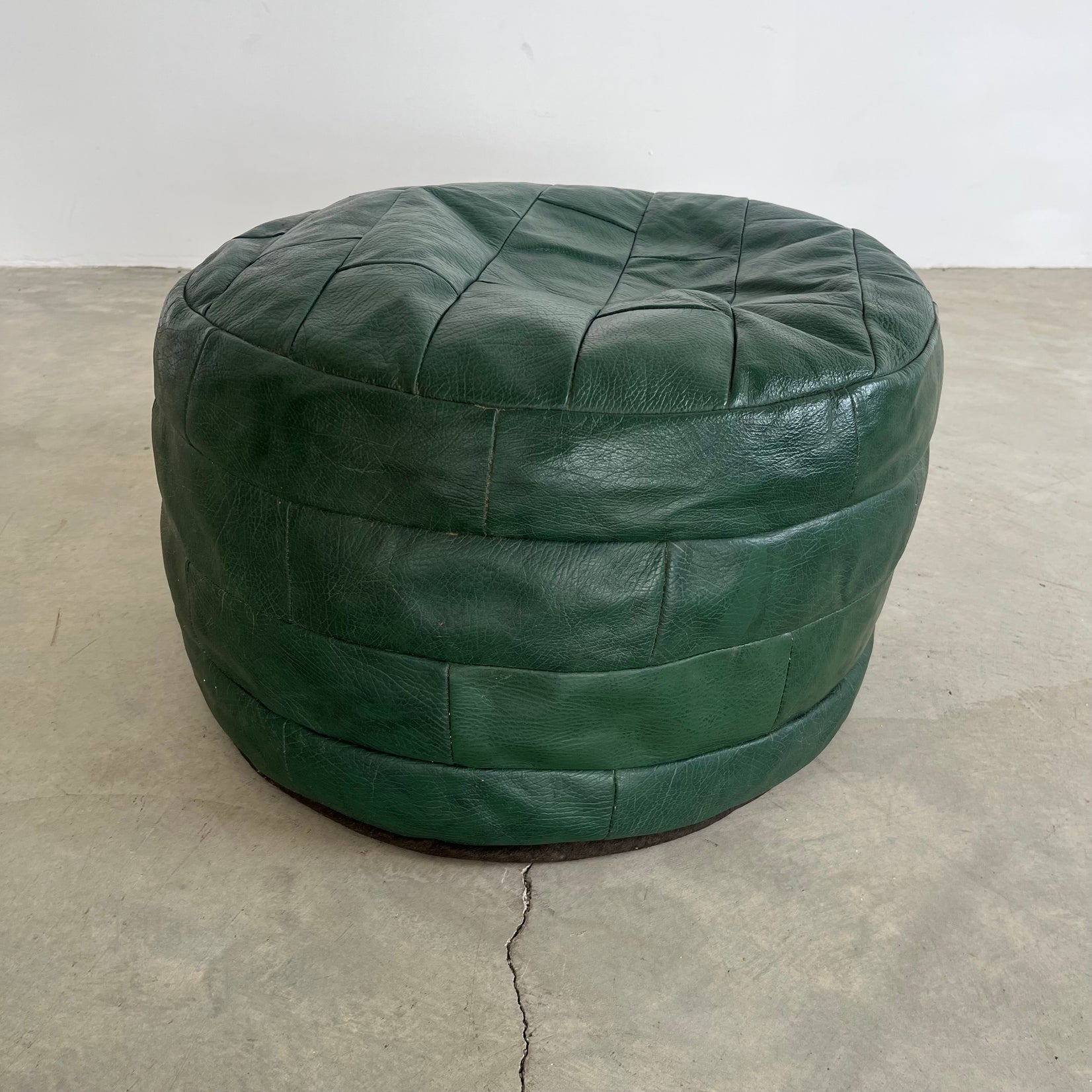 Green Patchwork Ottoman