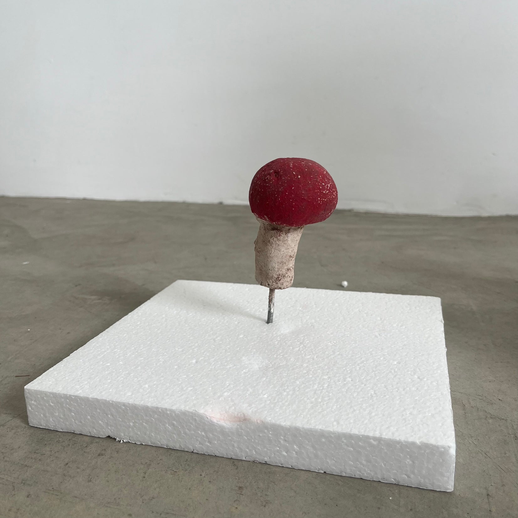 Set of 13 Concrete Mushrooms