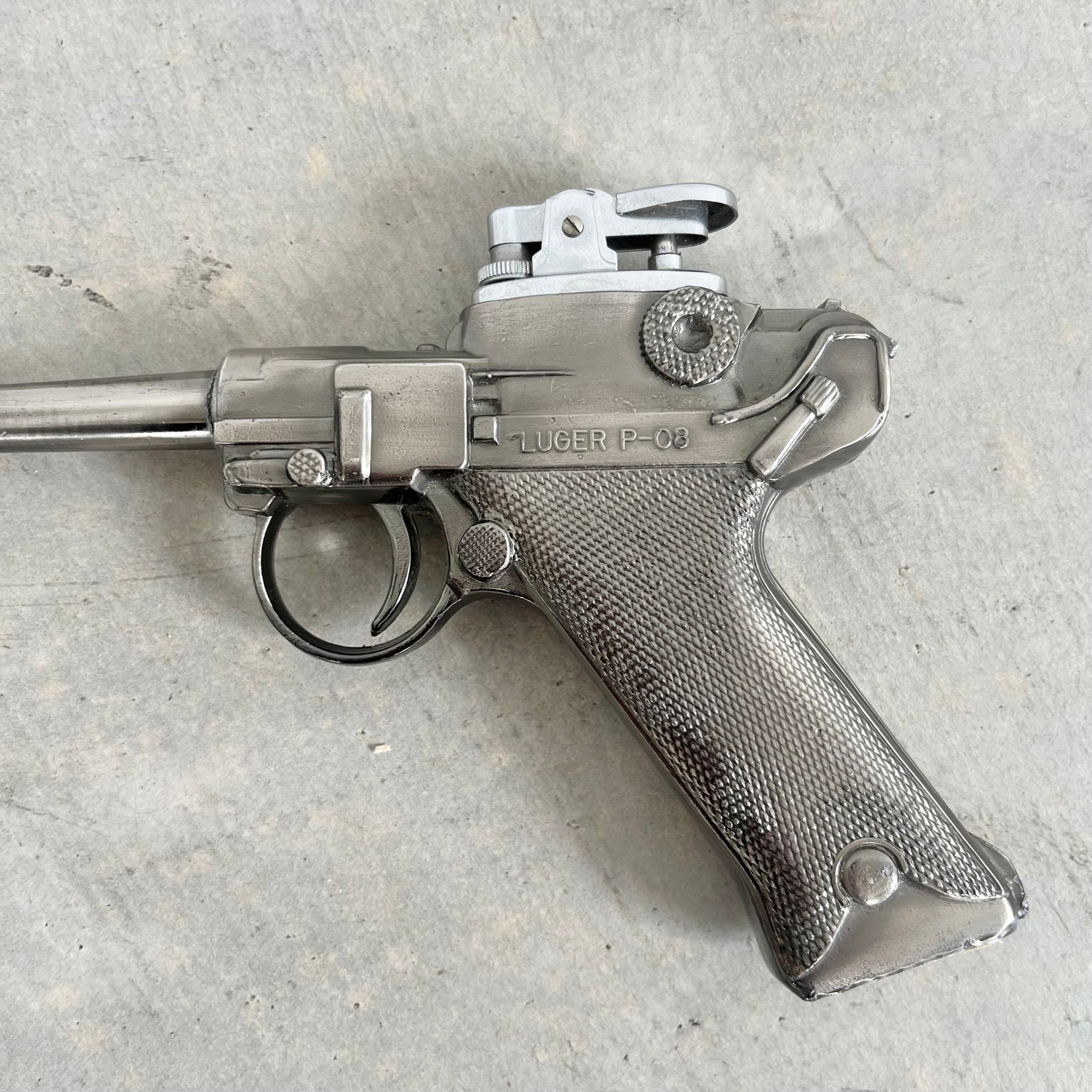 Luger Pistol Table Lighter