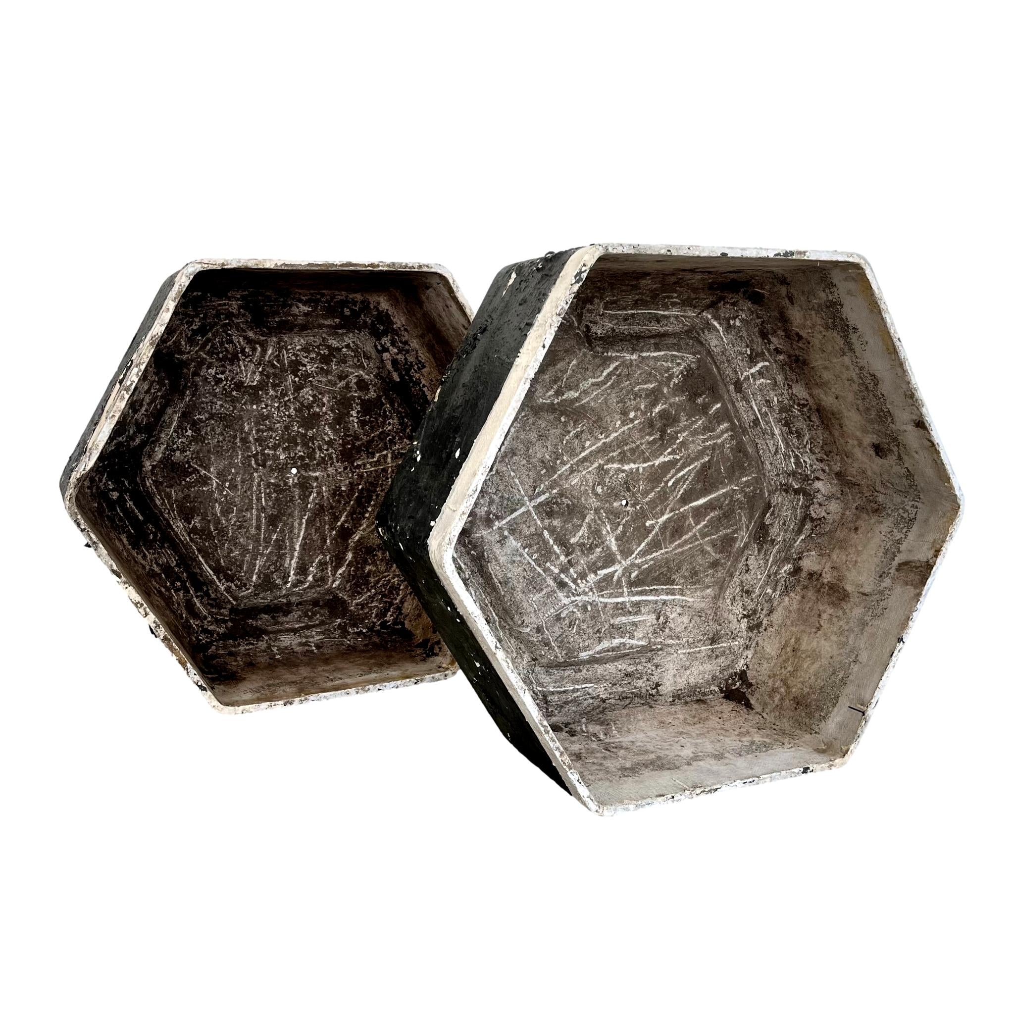 Hexagonal Planters by Willy Guhl, 1960s Switzerland