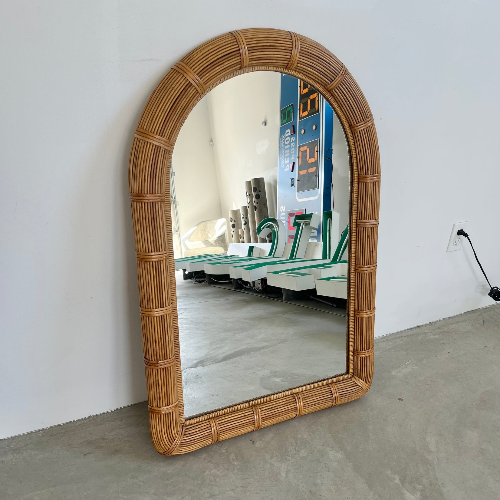 Rattan Mirror