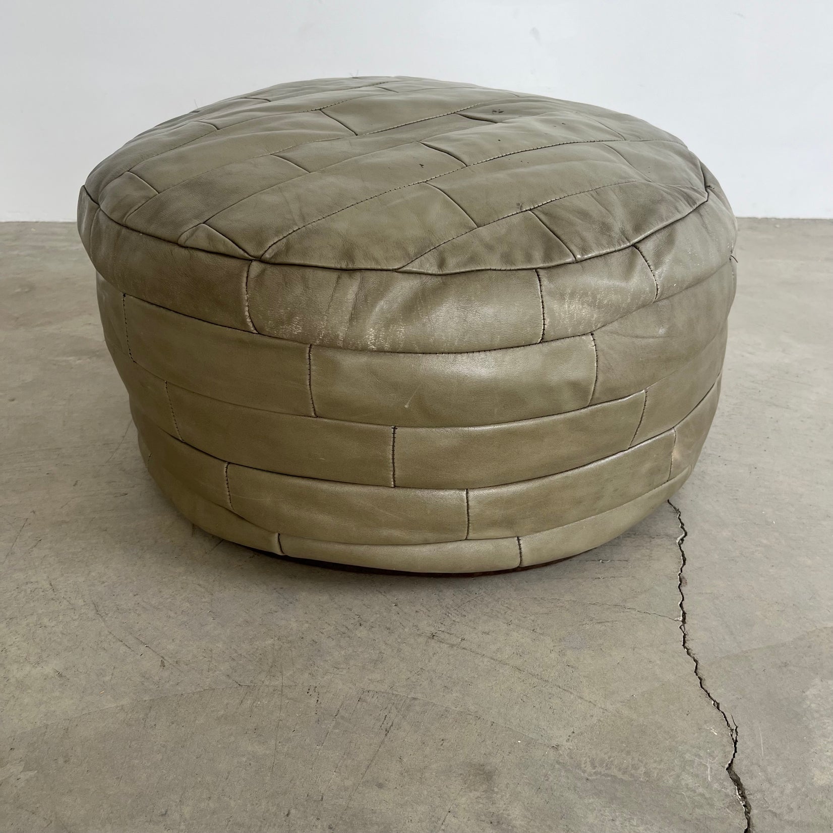 Green Patchwork Ottoman