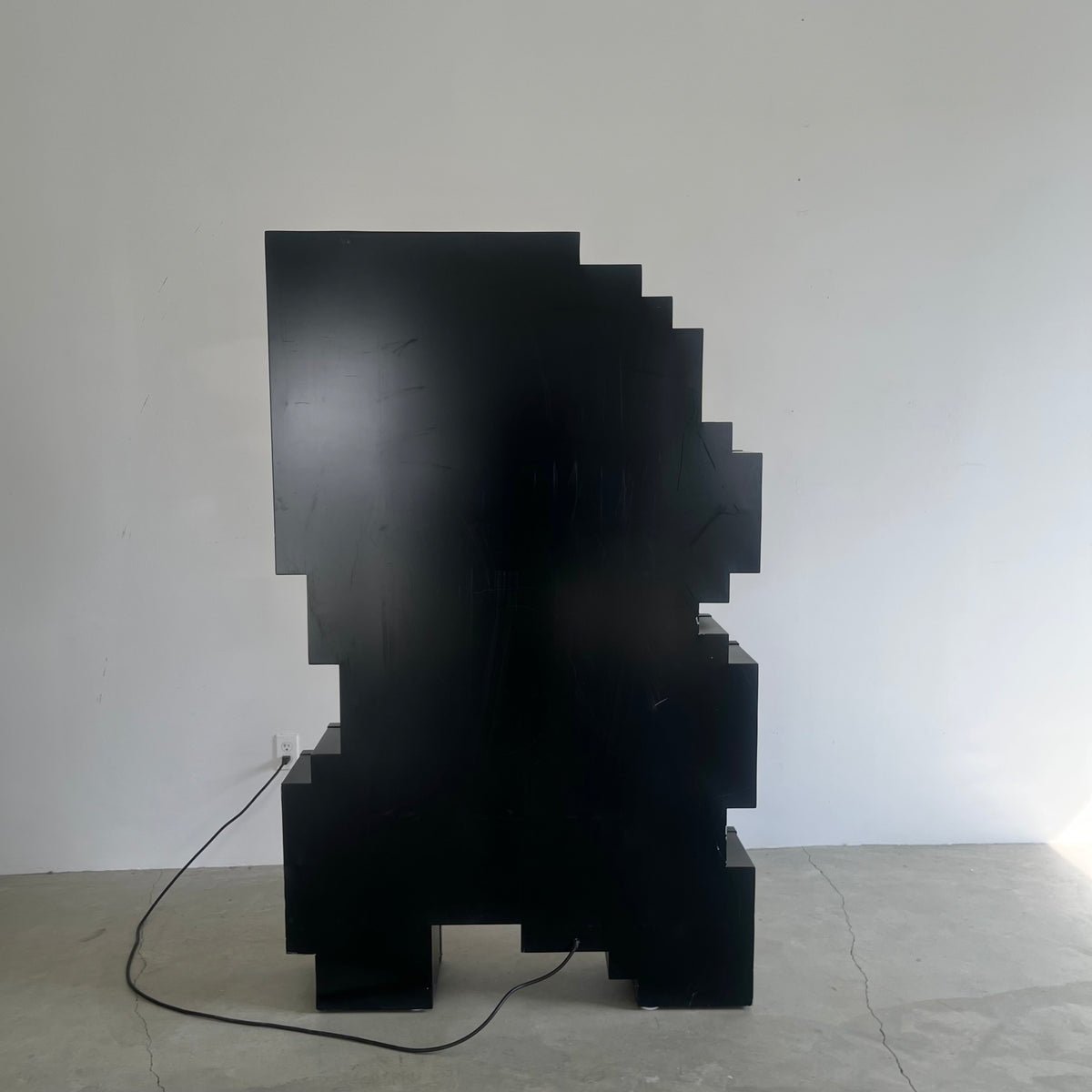 Monumental Illuminated Mario Sculpture
