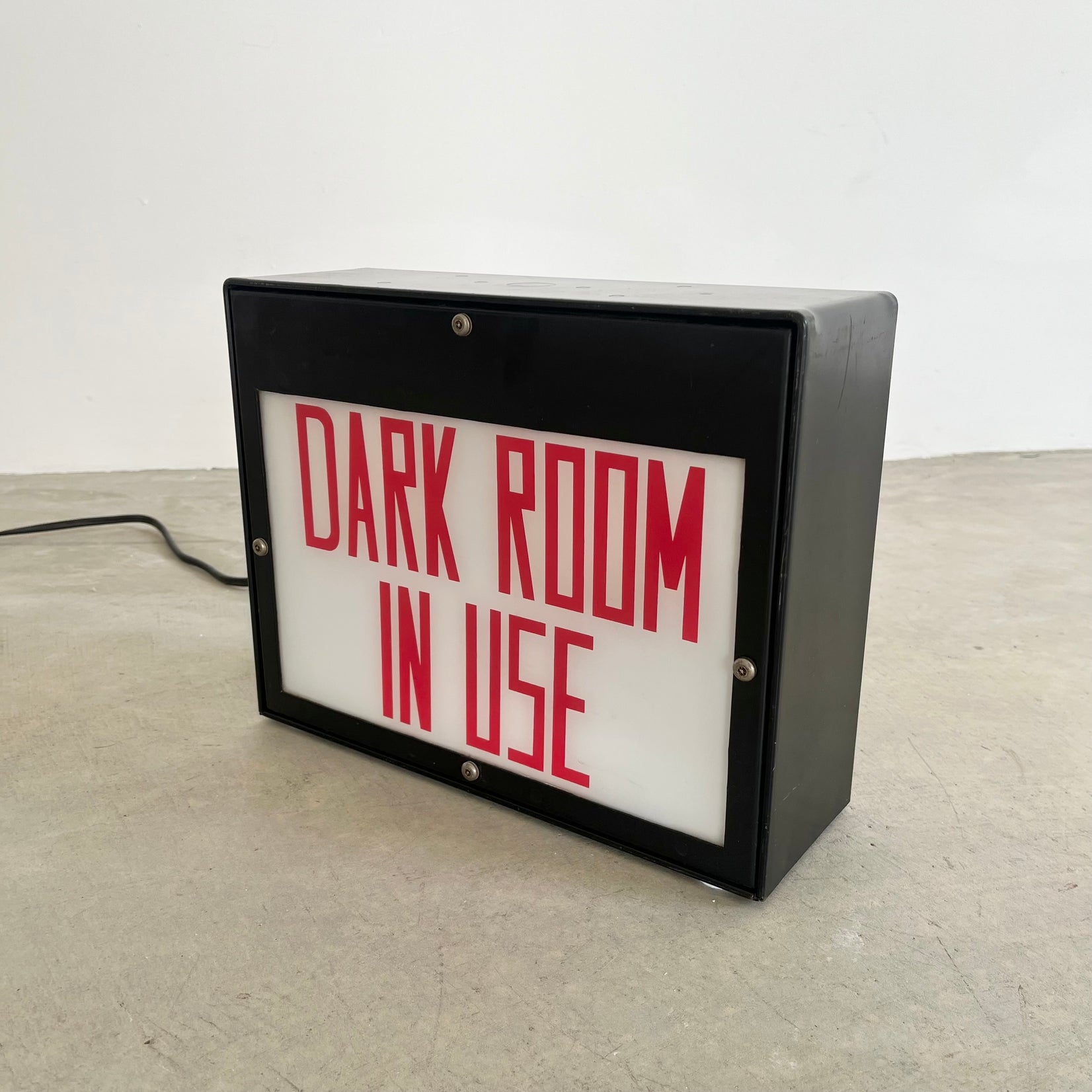 "Dark Room In Use" Illuminated Sign