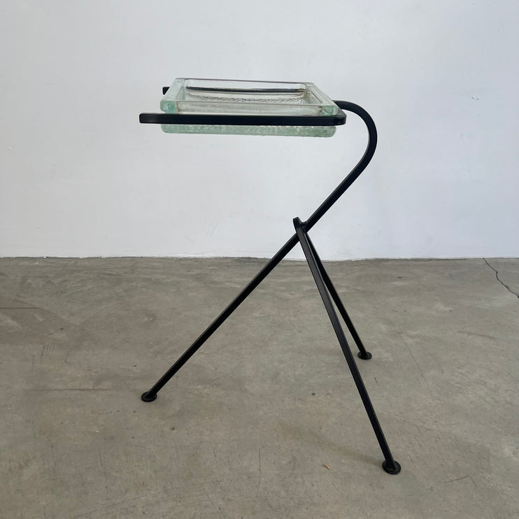 Iron and Glass Standing Catchall