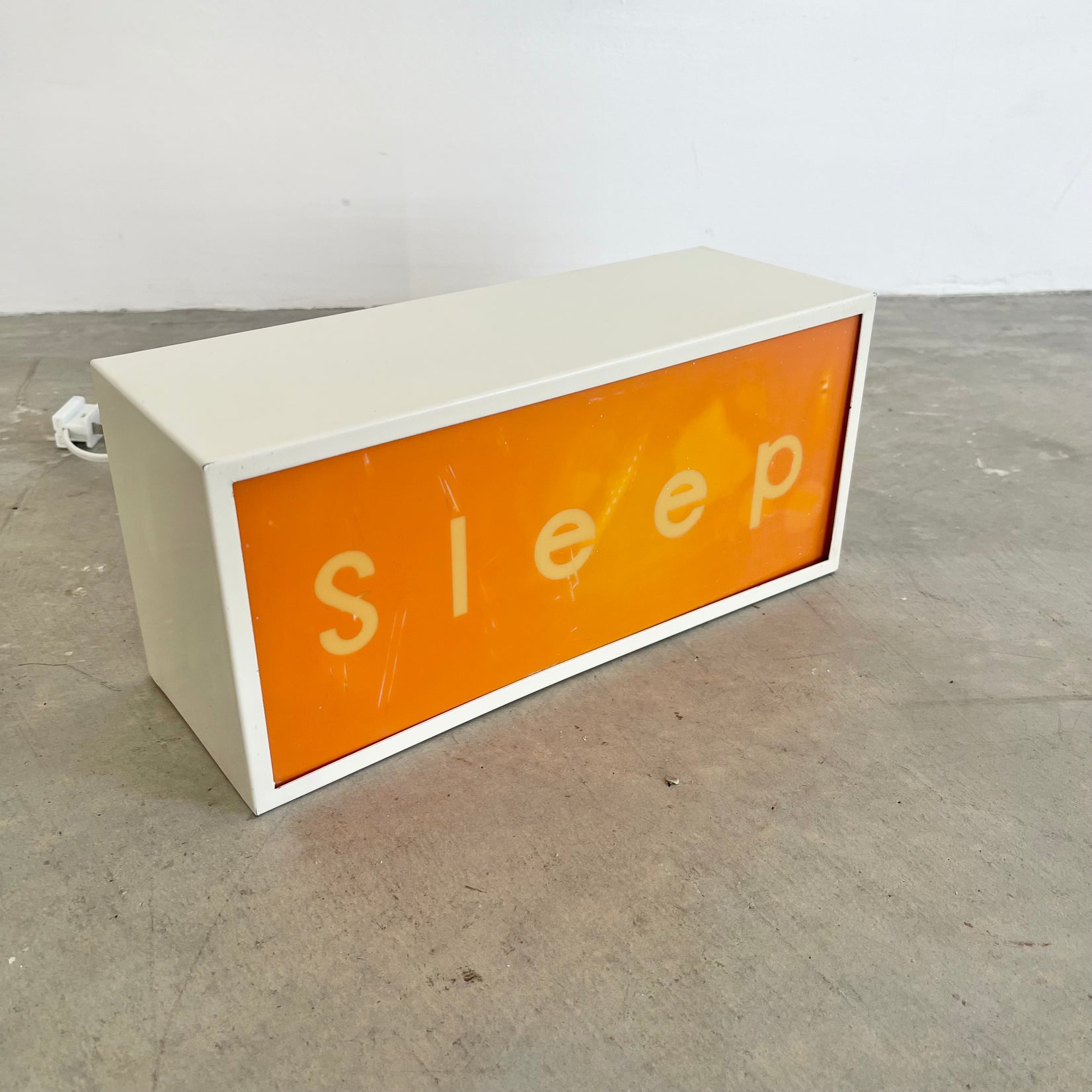 "Party" and "Sleep" Illuminated Sign