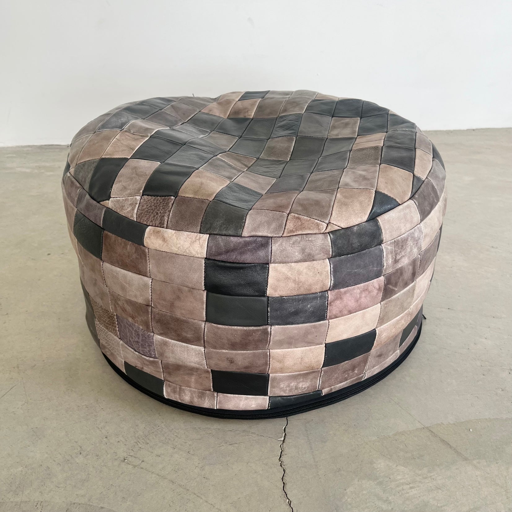 Multicolor Patchwork Ottoman