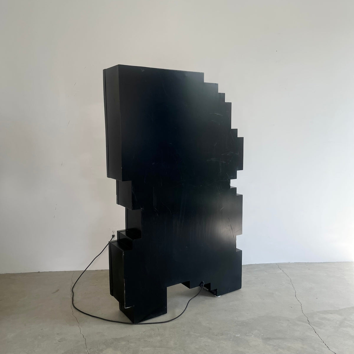 Monumental Illuminated Mario Sculpture
