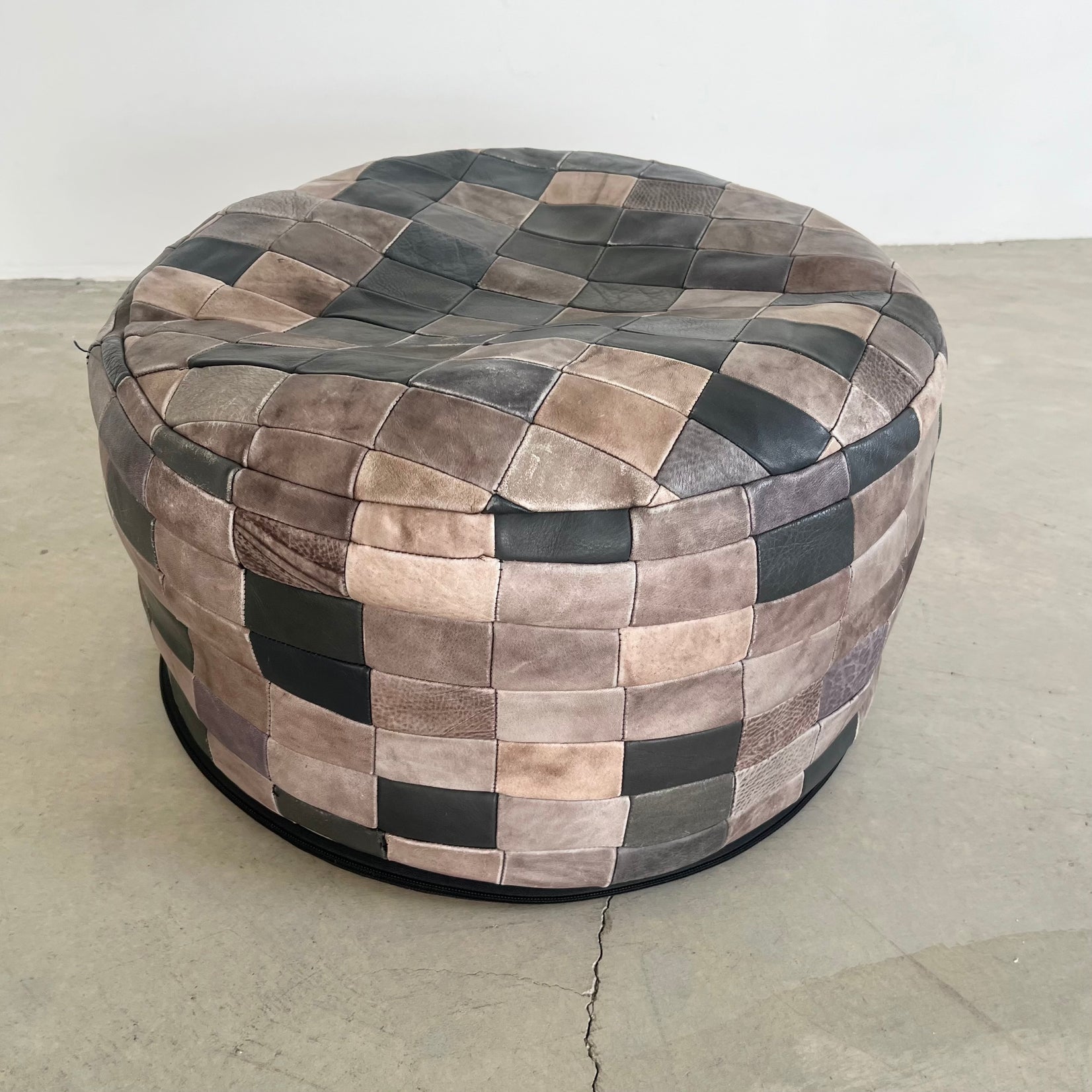 Multicolor Patchwork Ottoman