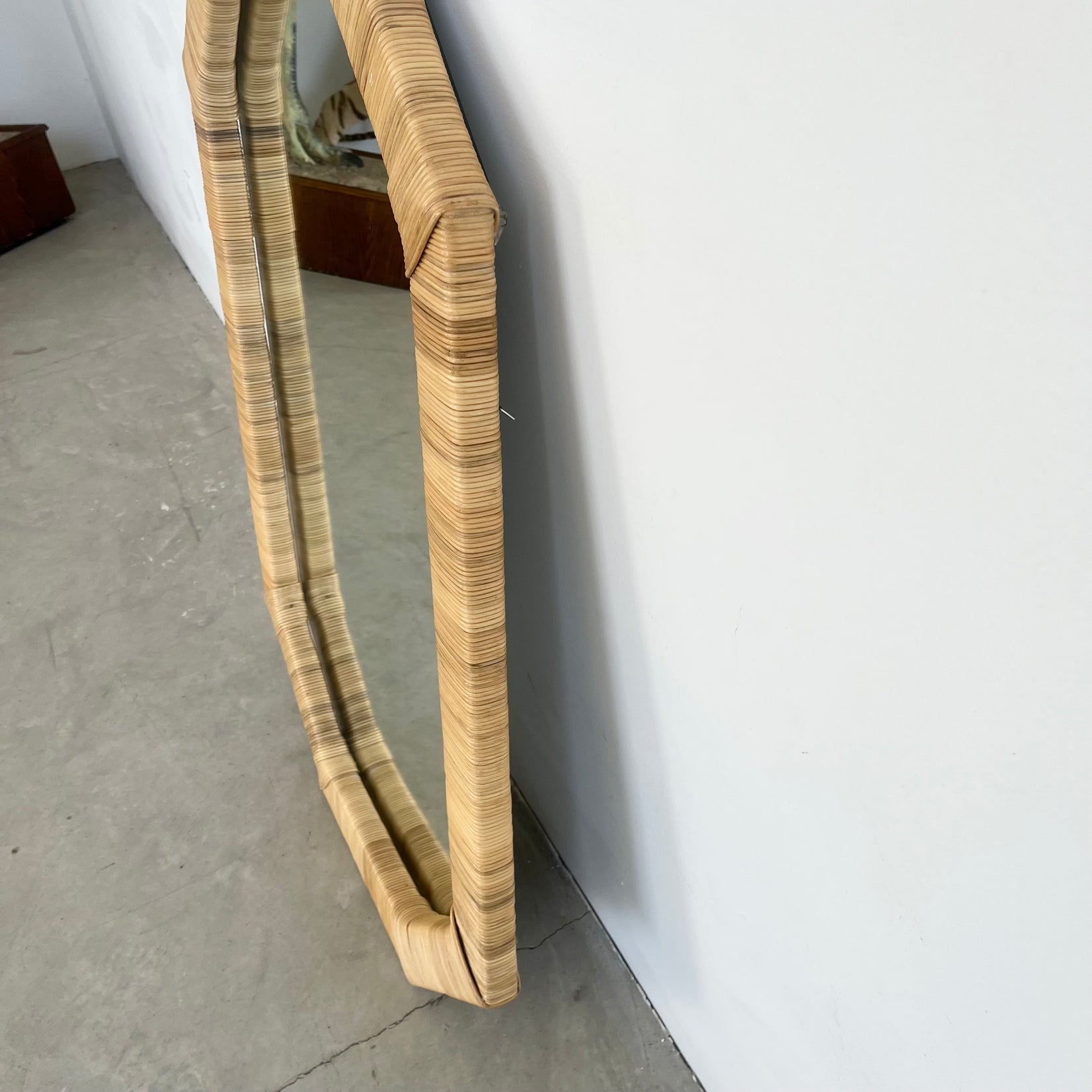 Rattan Mirror