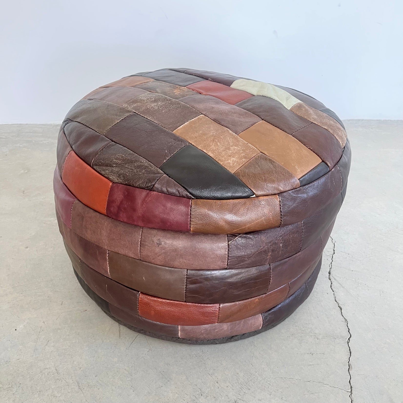 Multicolor Patchwork Ottoman
