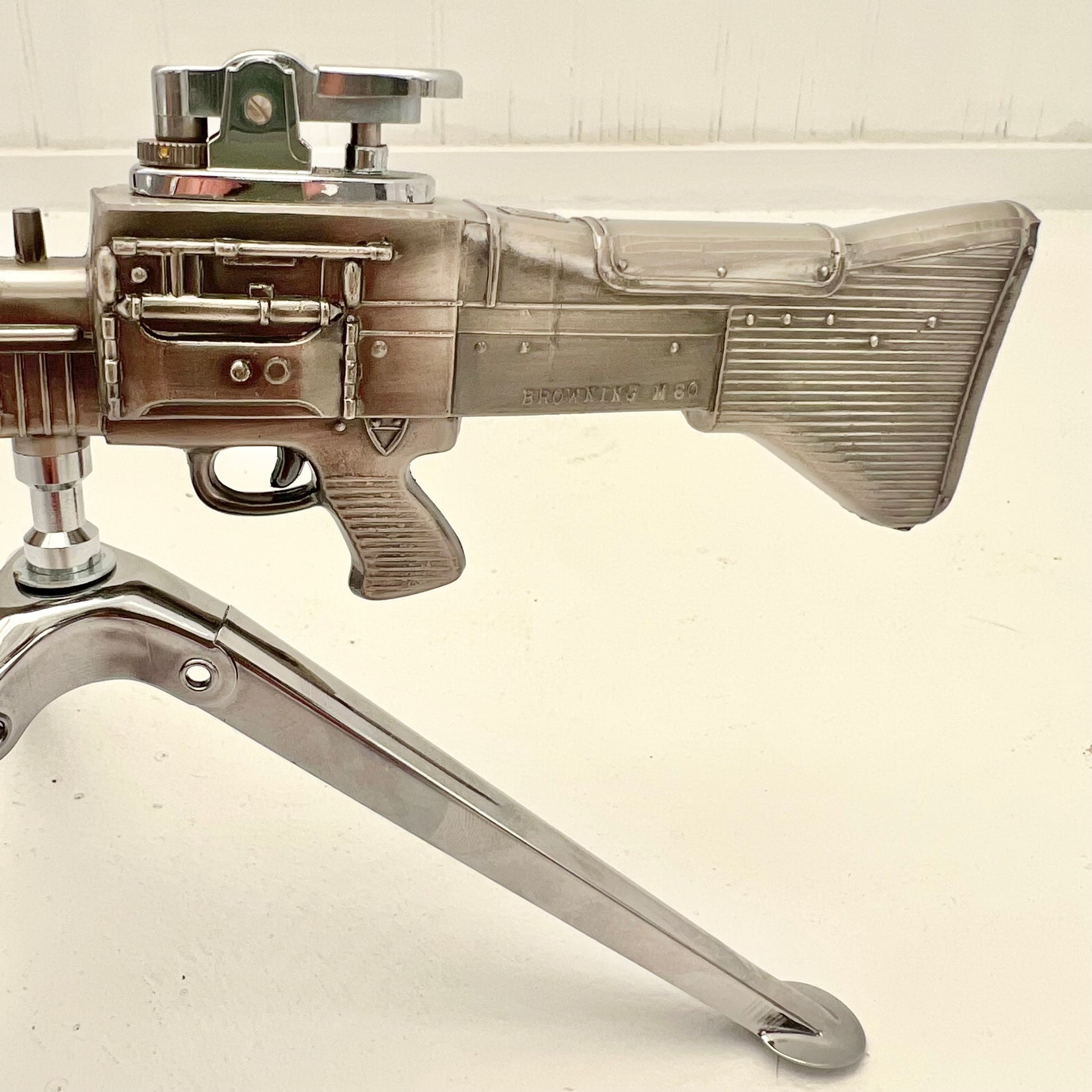 Vintage Browning M60 Machine Gun Lighter, 1980s Japan