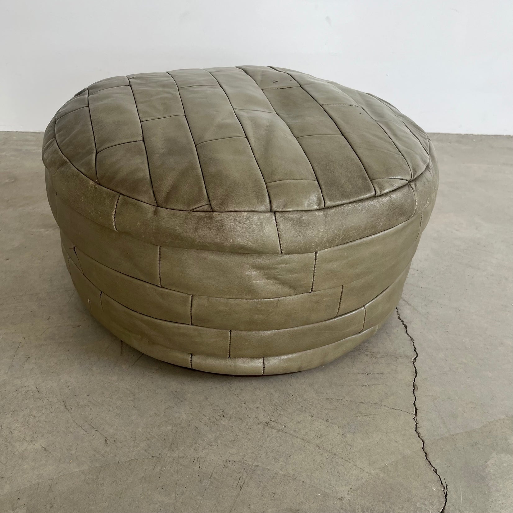 Green Patchwork Ottoman