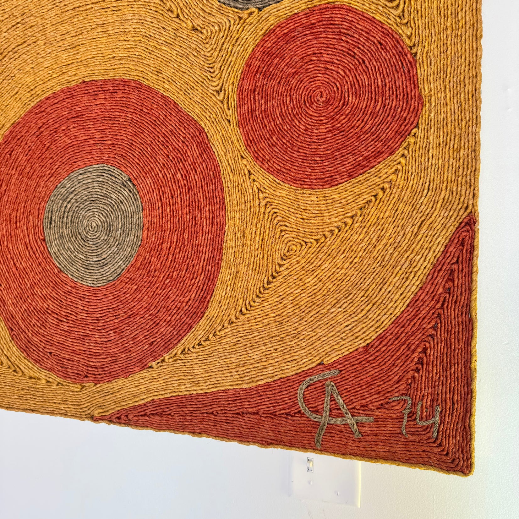 Hand Woven Jute 'Sun' Tapestry