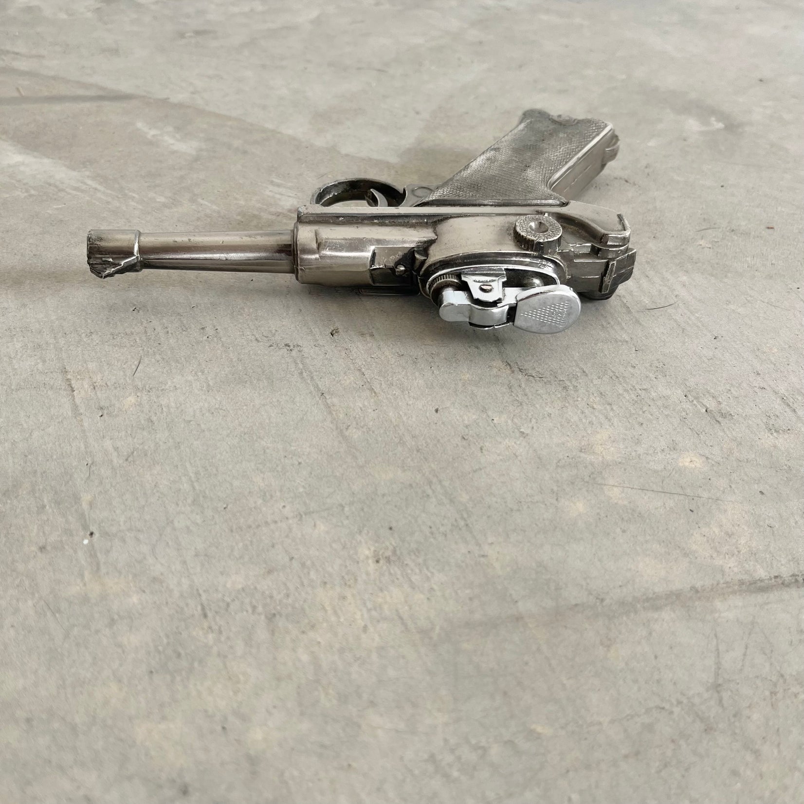 Luger Gun Table Lighter