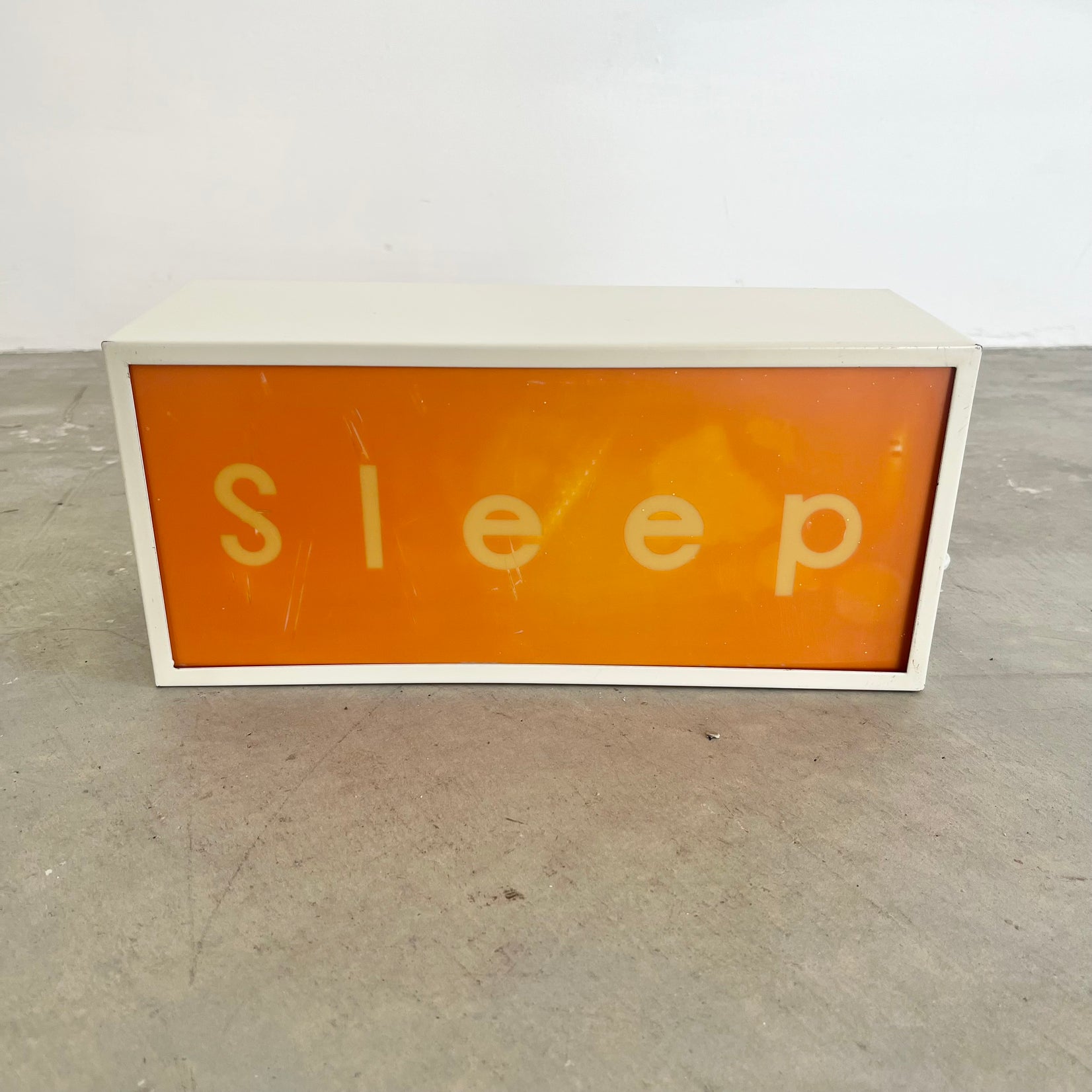 "Party" and "Sleep" Illuminated Sign