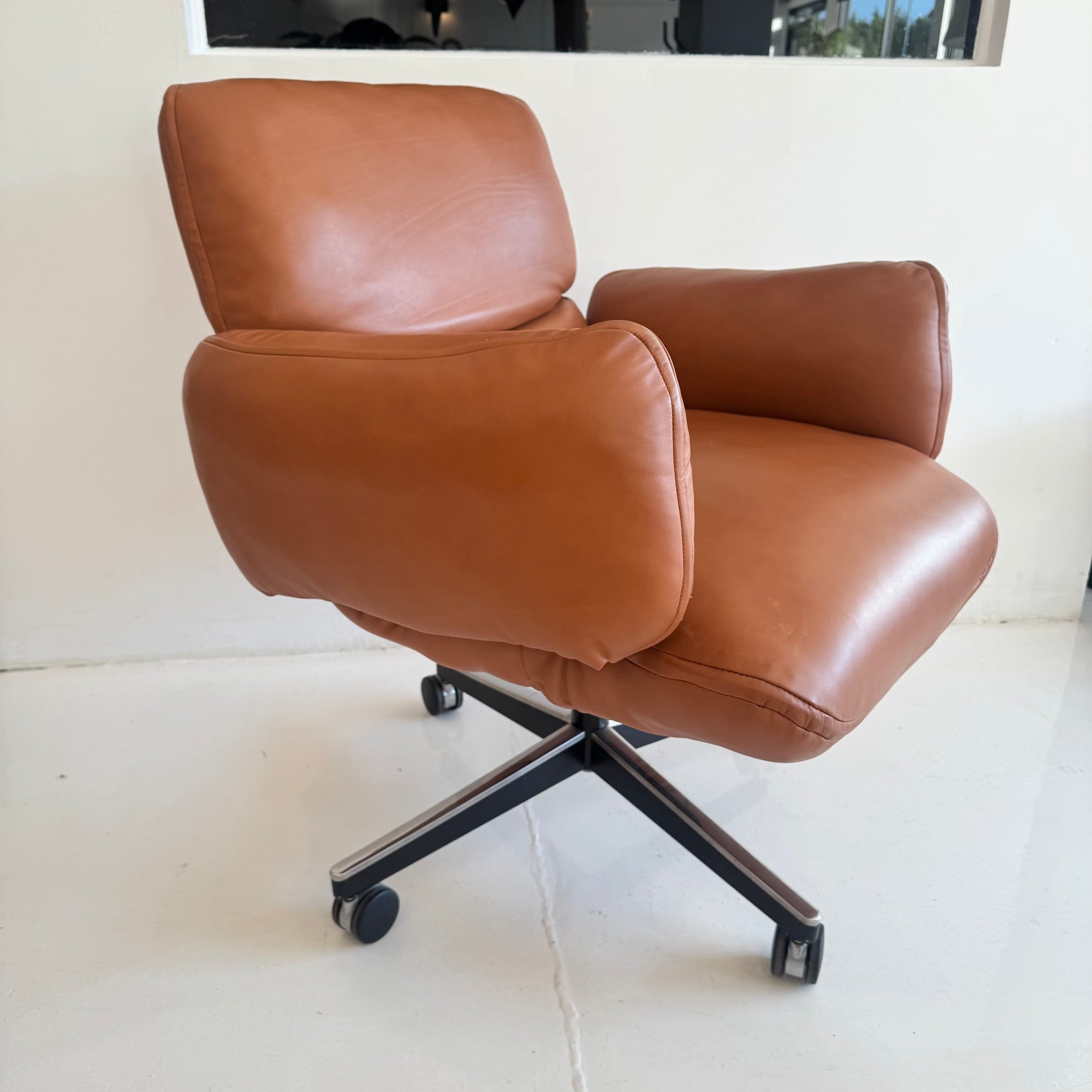 Saddle Leather Desk Chair