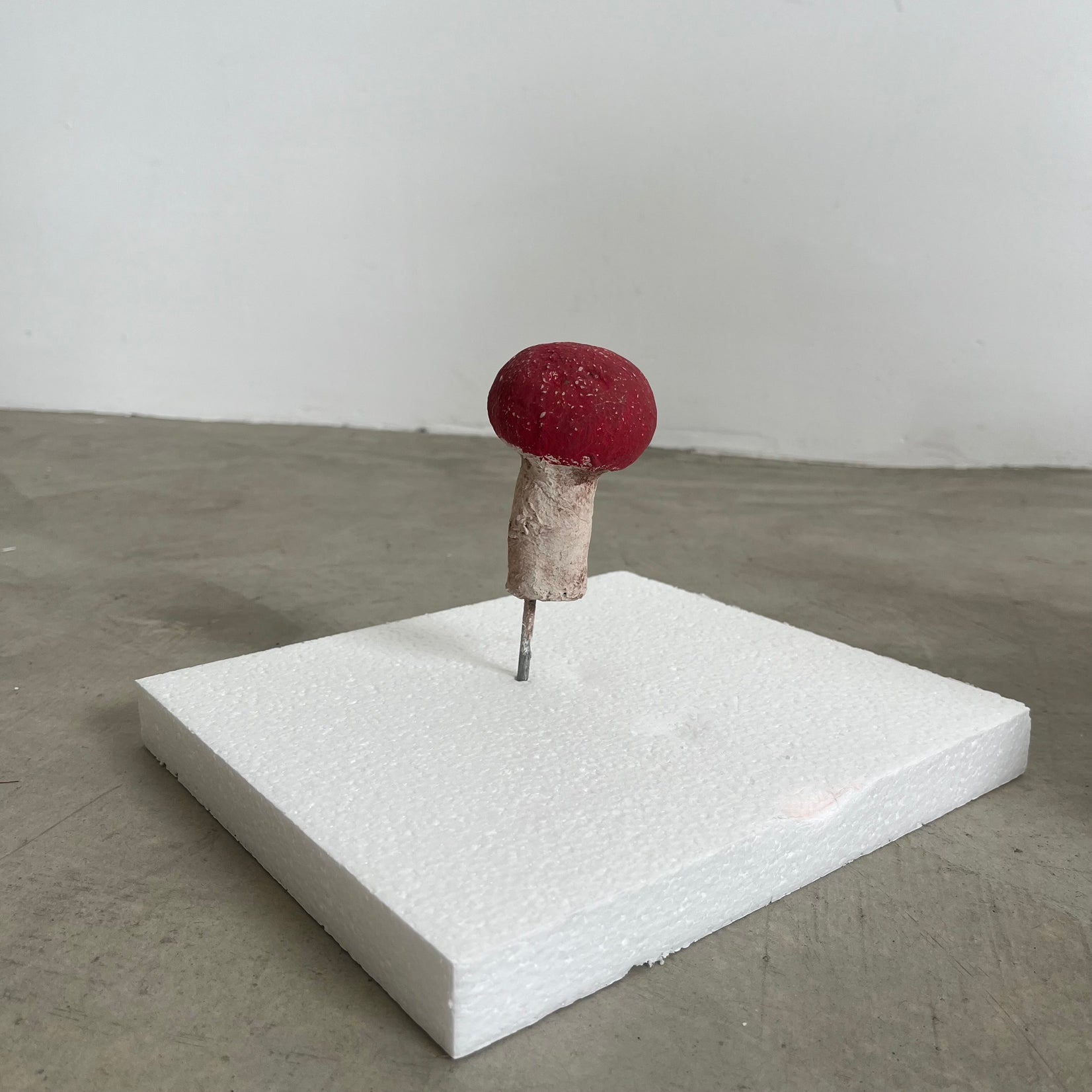 Set of 13 Concrete Mushrooms