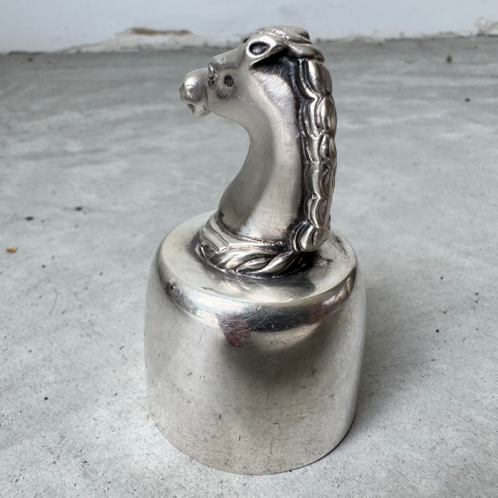 Hermes Equestrian Wine Bottle Topper, 1960s France