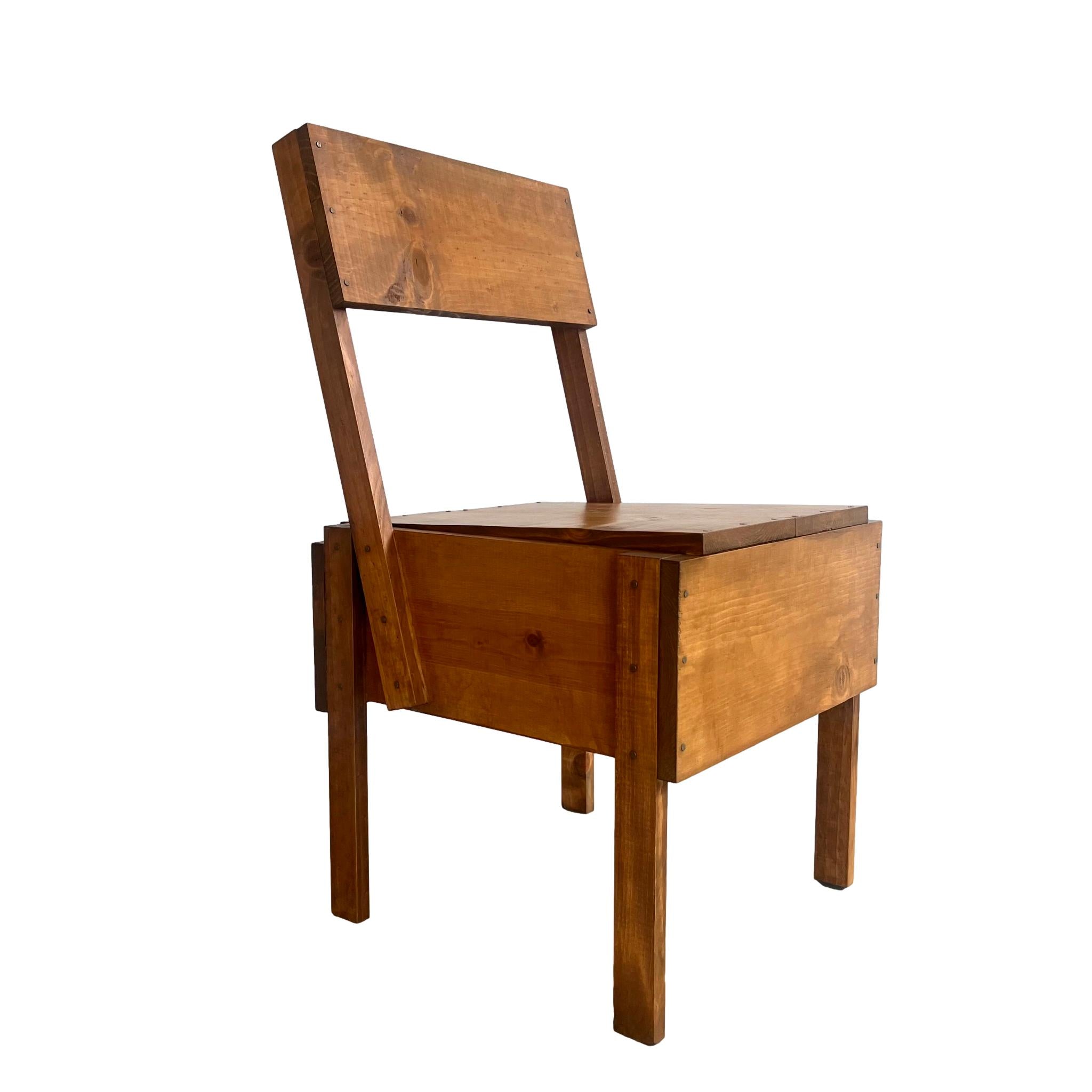 Enzo Mari Wood Chair